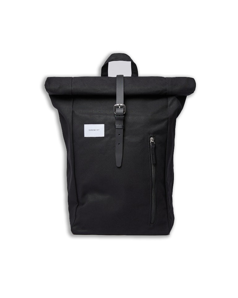 Dante Rolltop Backpack Black