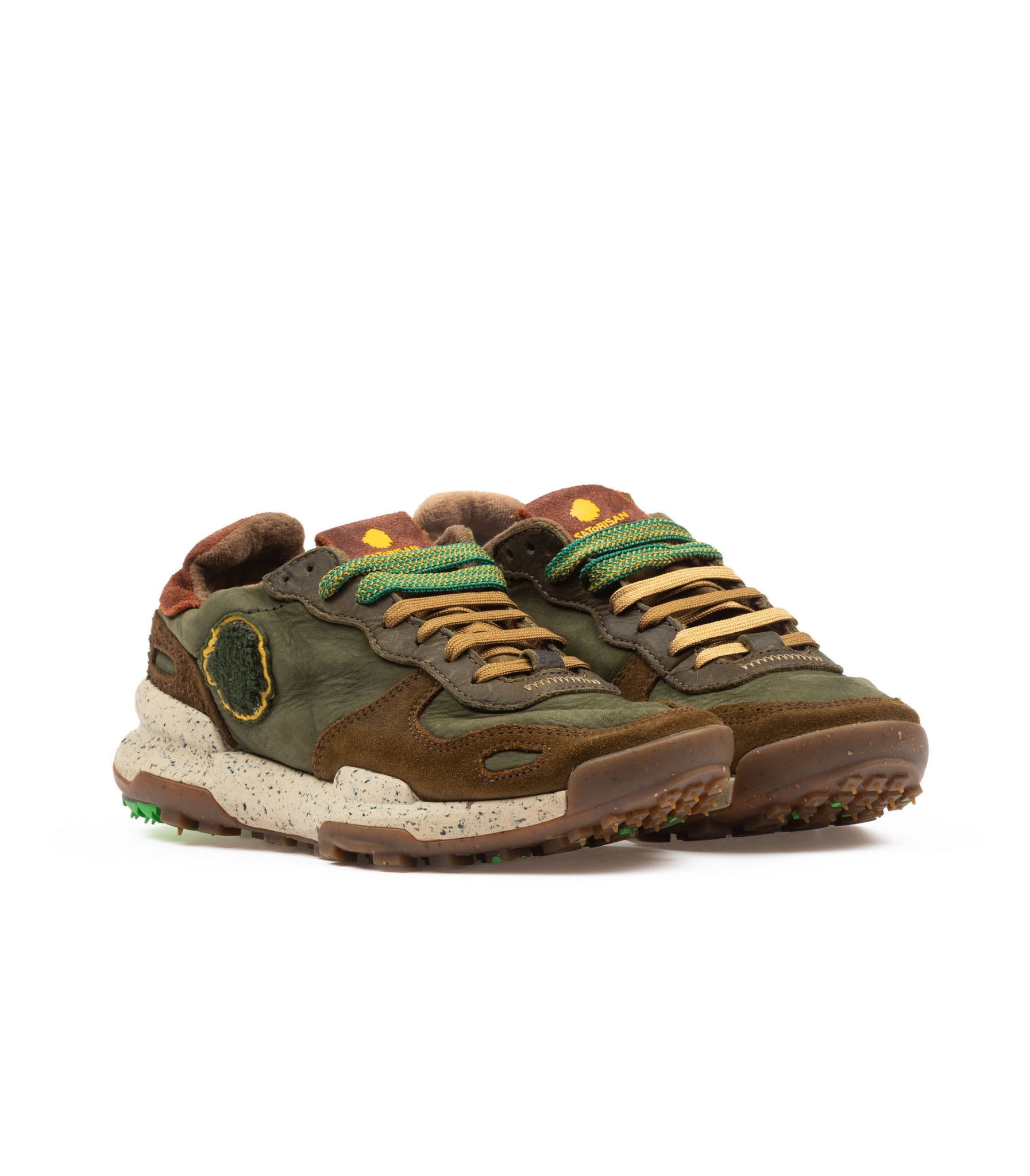 Satorisan Chacrona Premium Sneakers Verde Militare Uomo