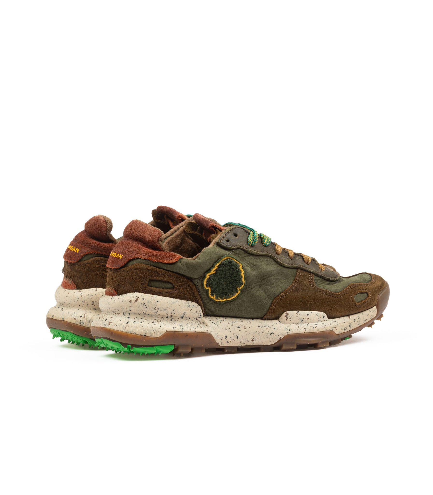 Satorisan Chacrona Premium Sneakers Verde Militare Uomo