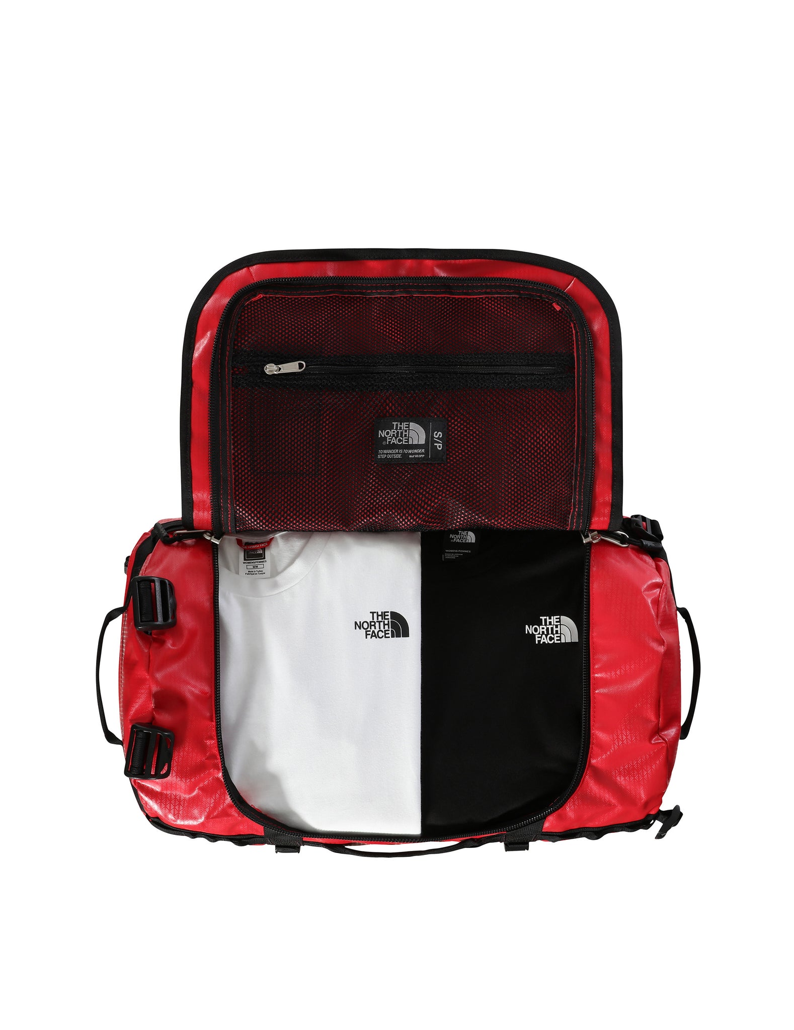 The North Face Base Camp Duffel Small Rosso