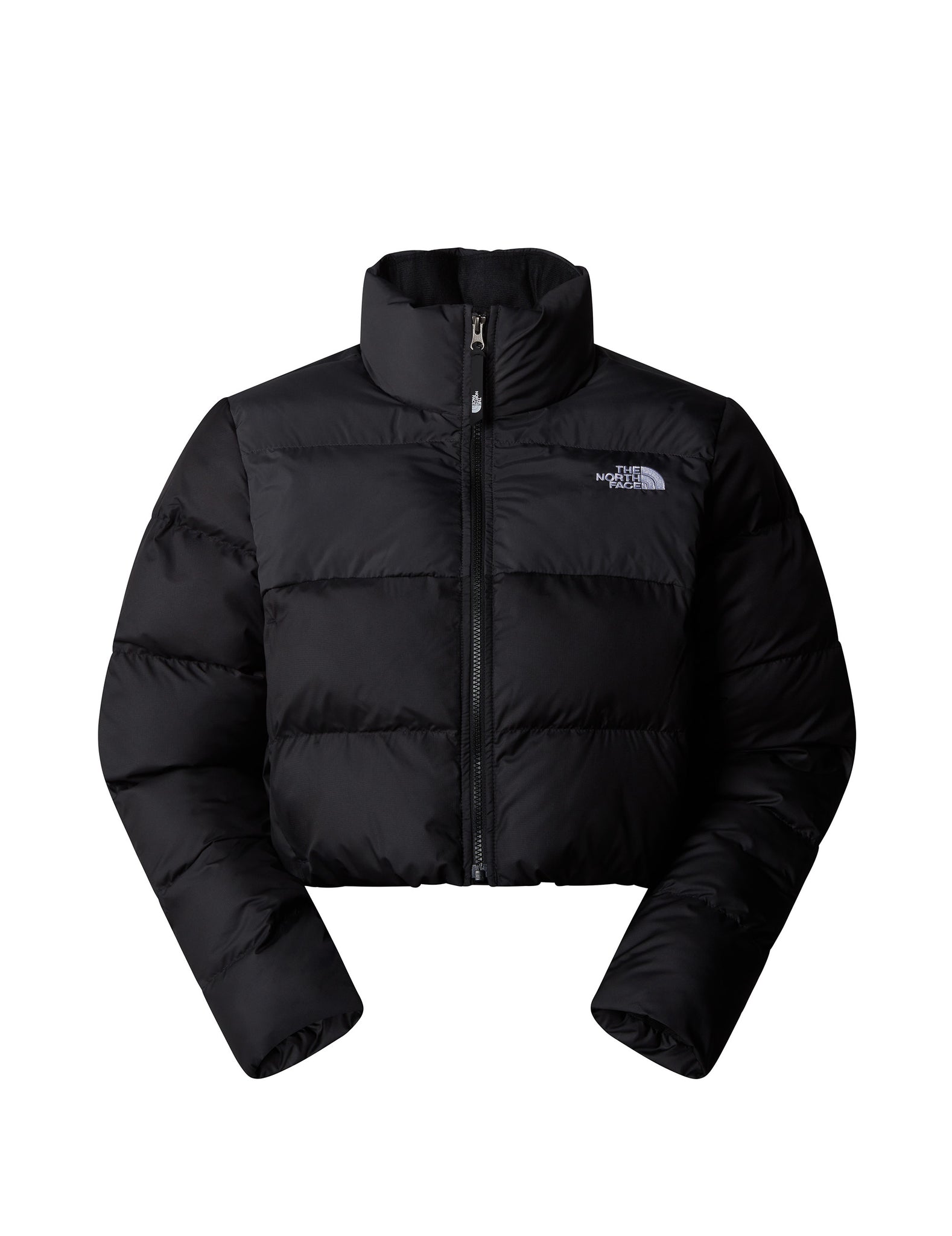 The North Face Women'S Cropped Saikuru Down Jacket Black Woman