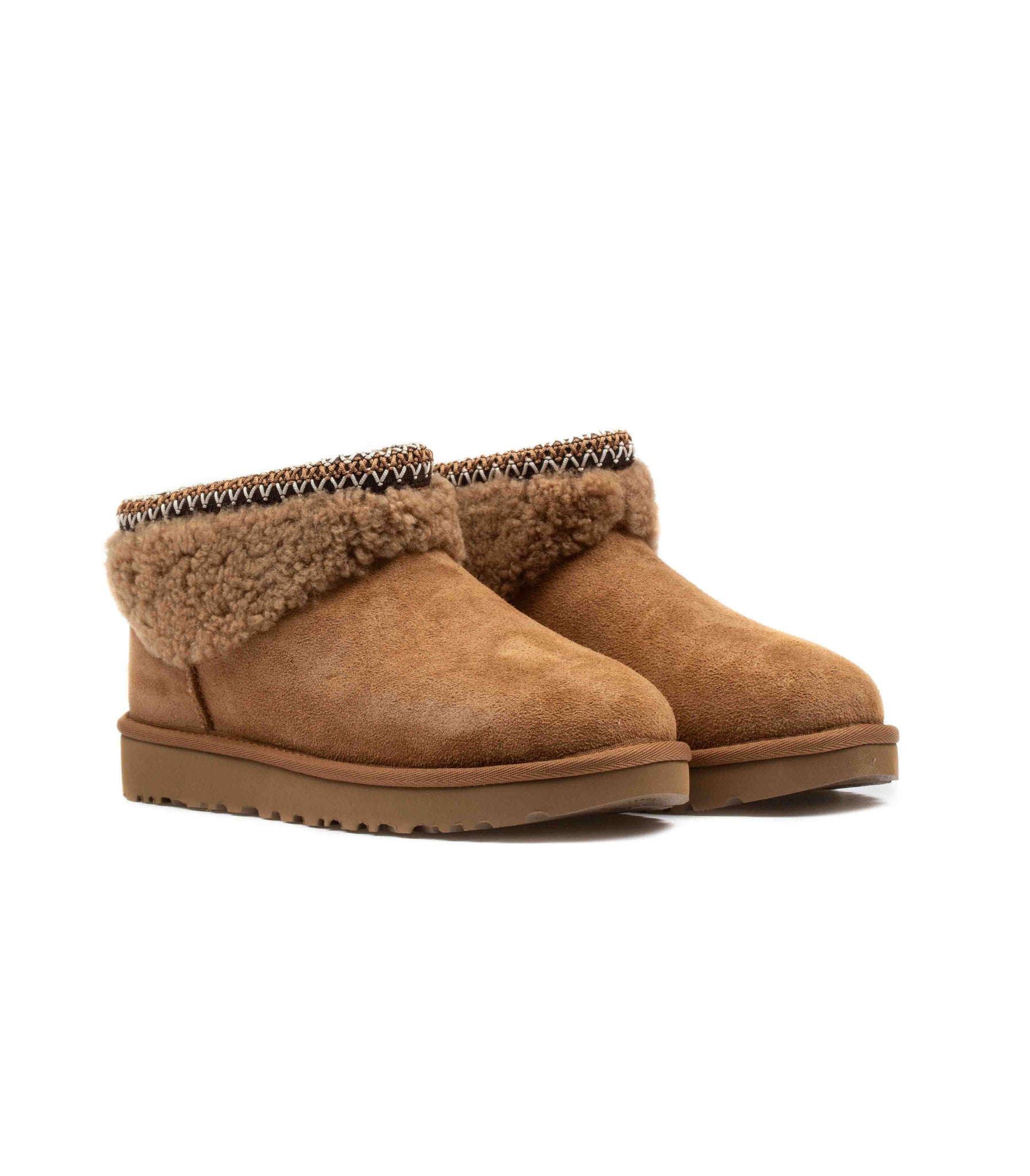 Ugg W Classic Ultra Mini Maxi Curly Nocciola