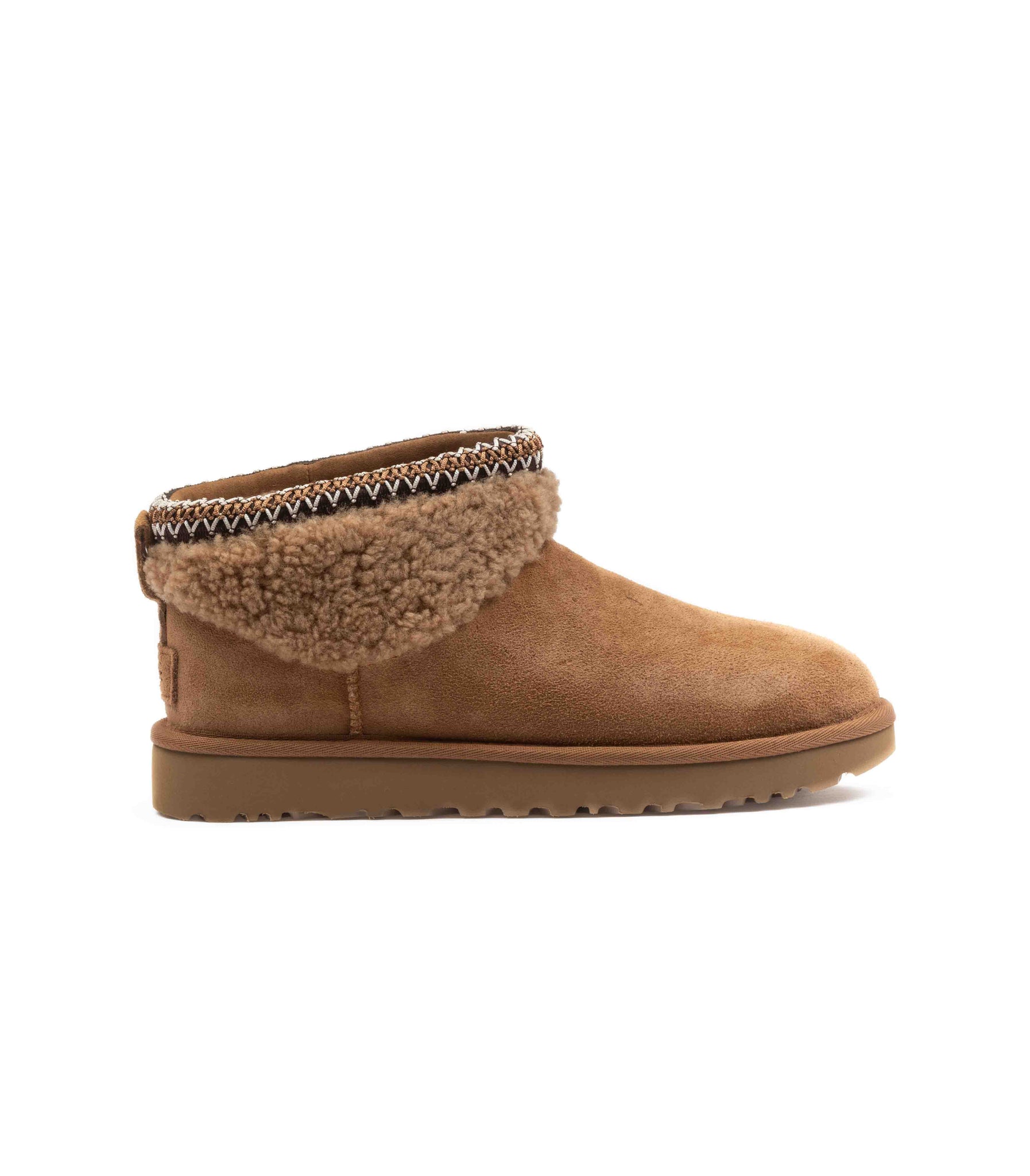 Ugg W Classic Ultra Mini Maxi Curly Nocciola