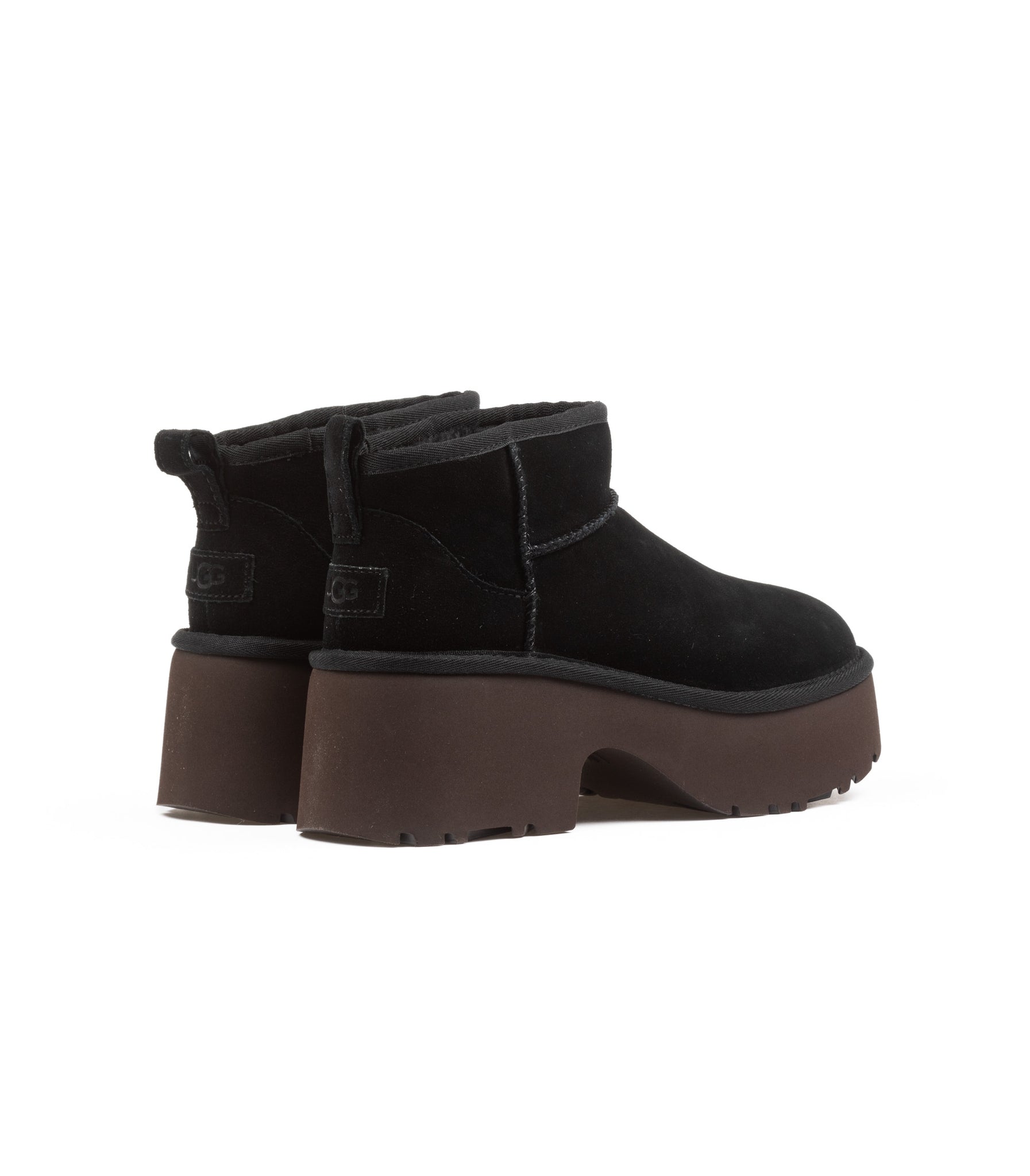 Ugg W Classic Ultra Mini New Heights Nero Donna