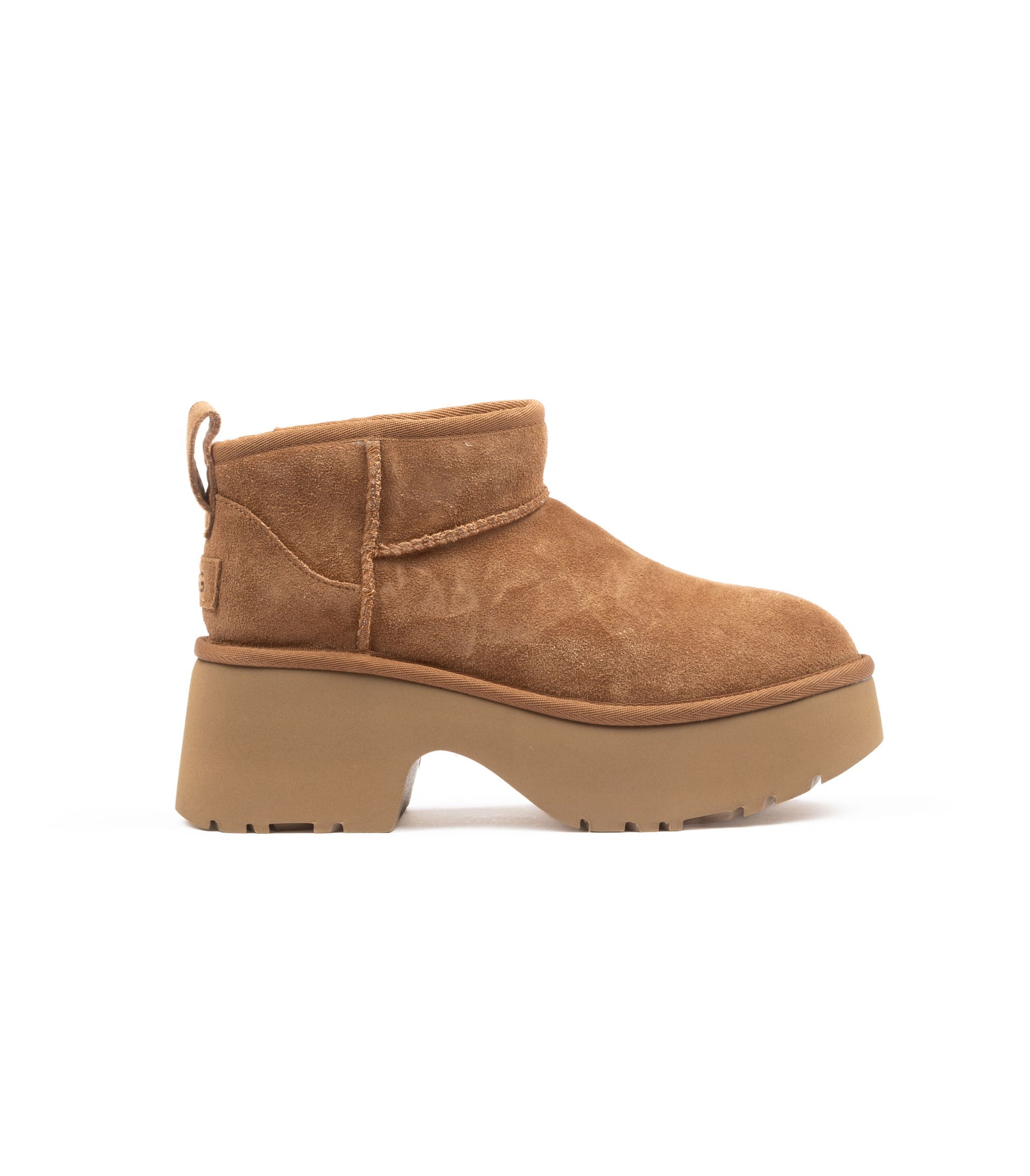 Ugg W Classic Ultra Mini New Heights Nocciola Donna