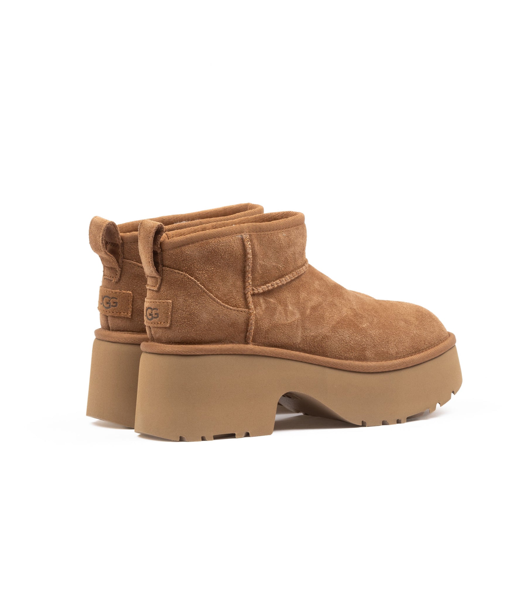 Ugg W Classic Ultra Mini New Heights Nocciola Donna