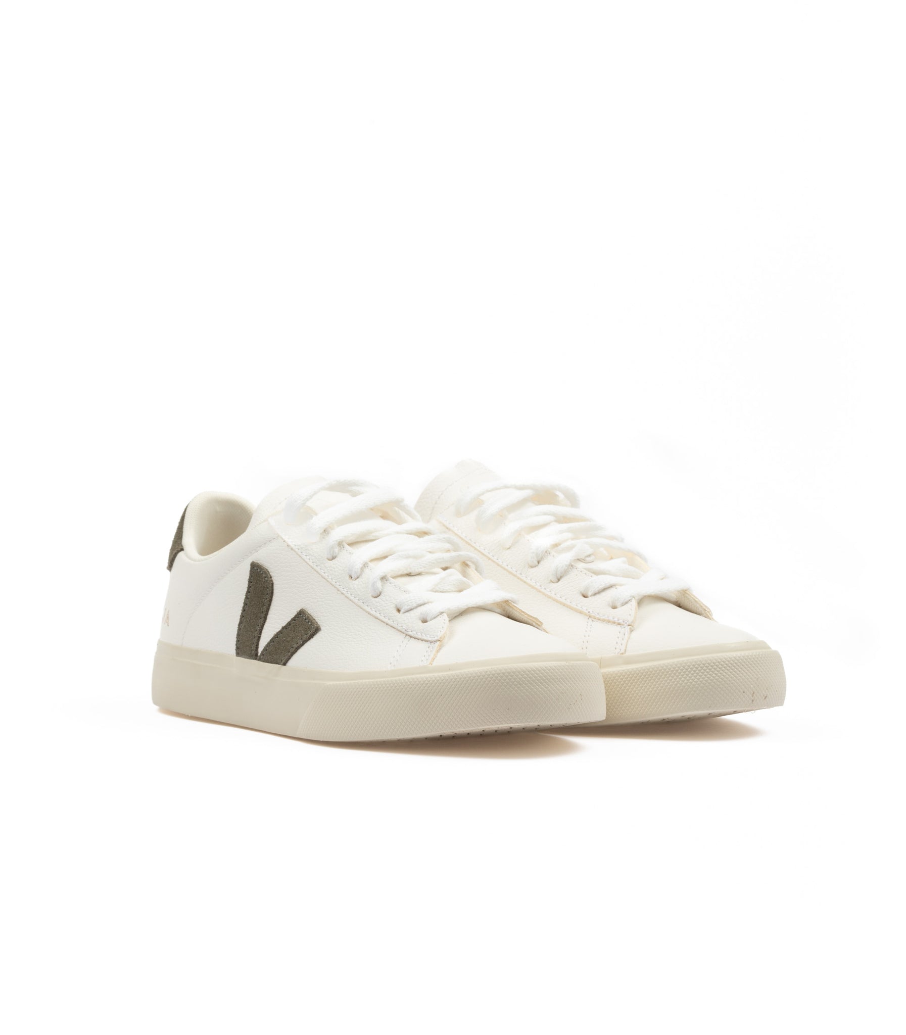 Veja Chromefree Leather White Kaki Women