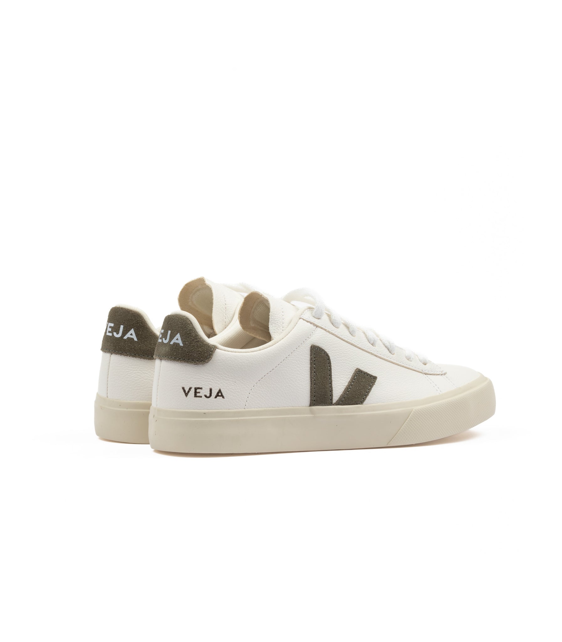 Veja Chromefree Leather White Kaki Women