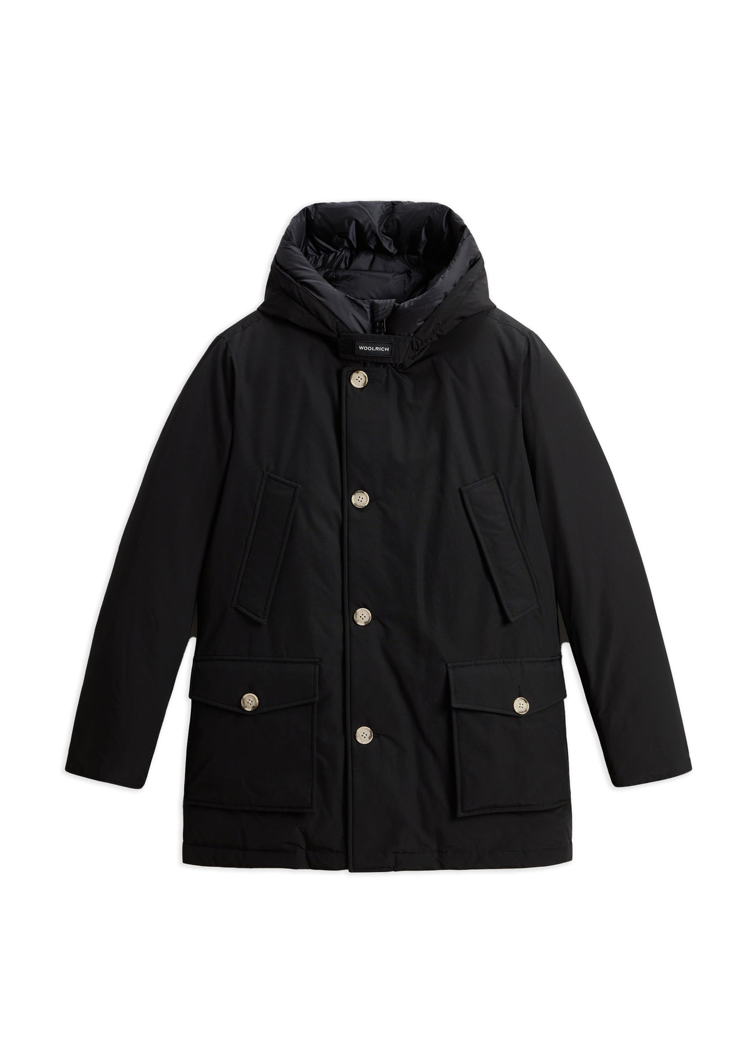 Woolrich Arctic Parka In Ramar Cloth Nero