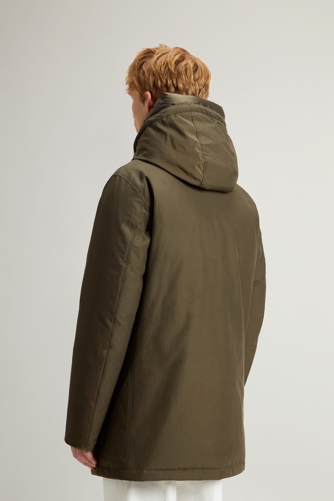 Woolrich Arctic Parka In Ramar Cloth Verde