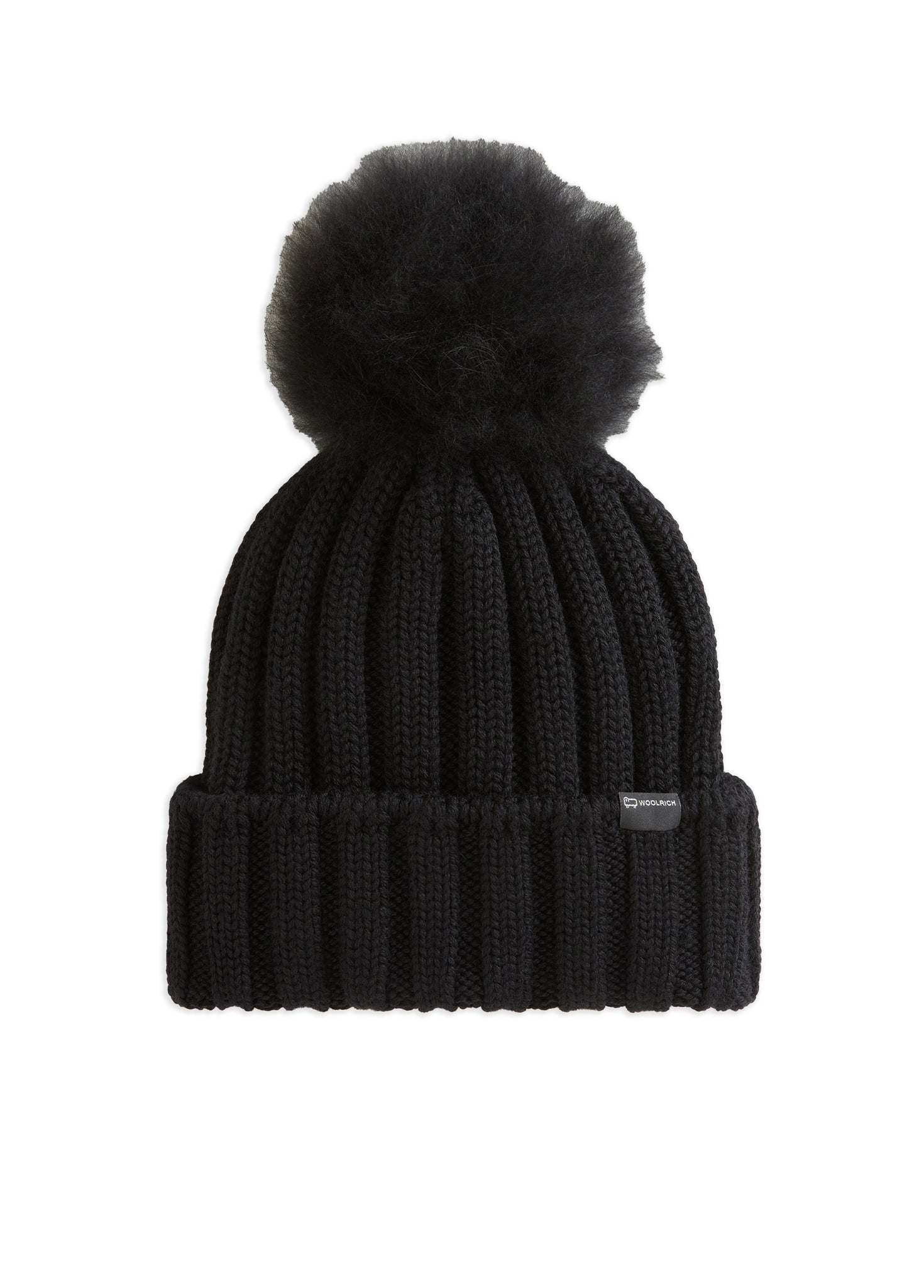 Pure Virgin Wool Hat With Cashmere Pom Pom