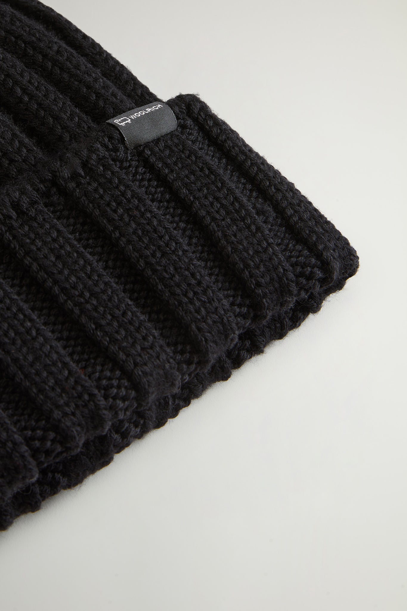 Pure Virgin Wool Hat With Cashmere Pom Pom