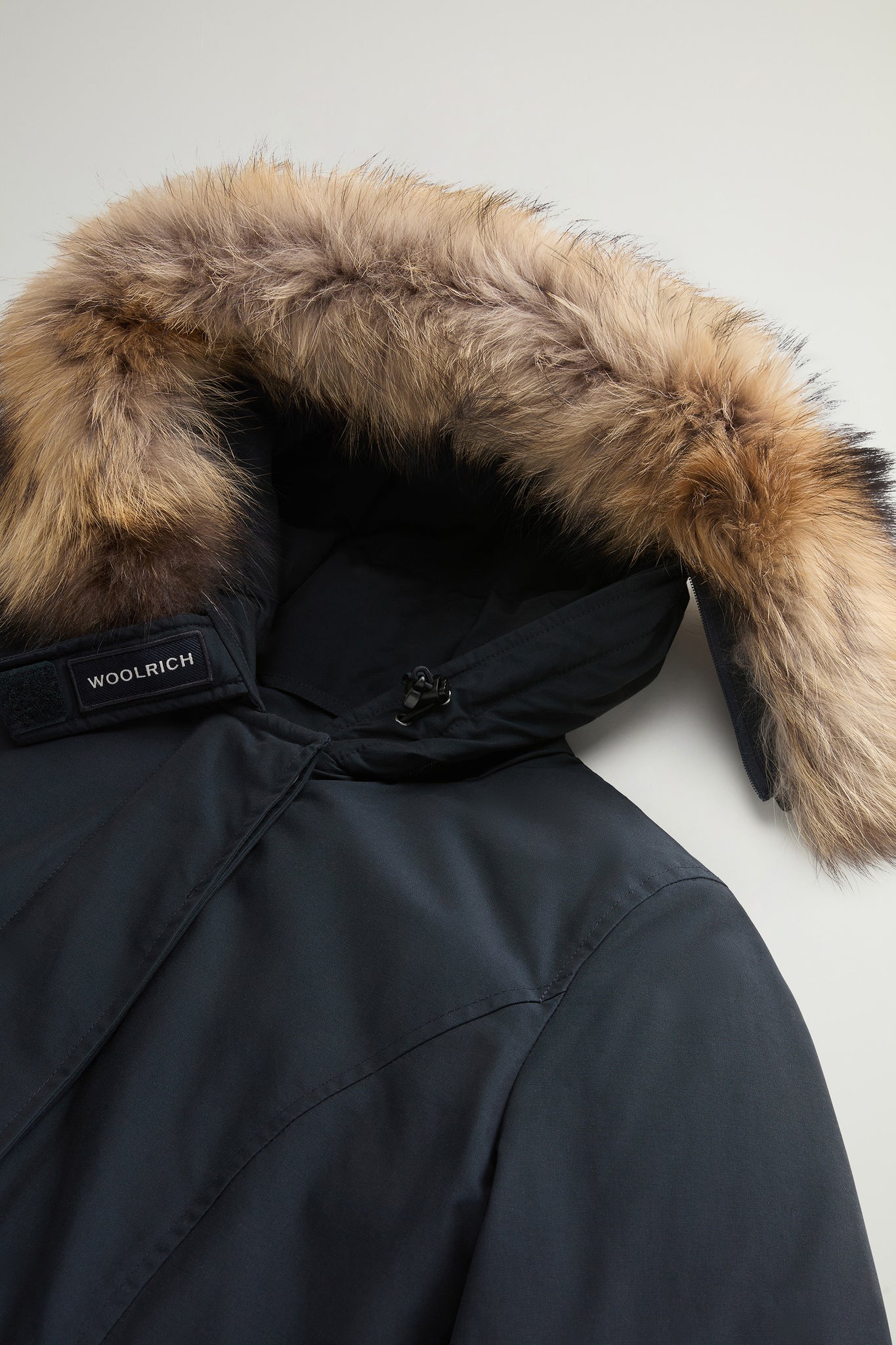 Woolrich Arctic Parka In Ramar Cloth Blu