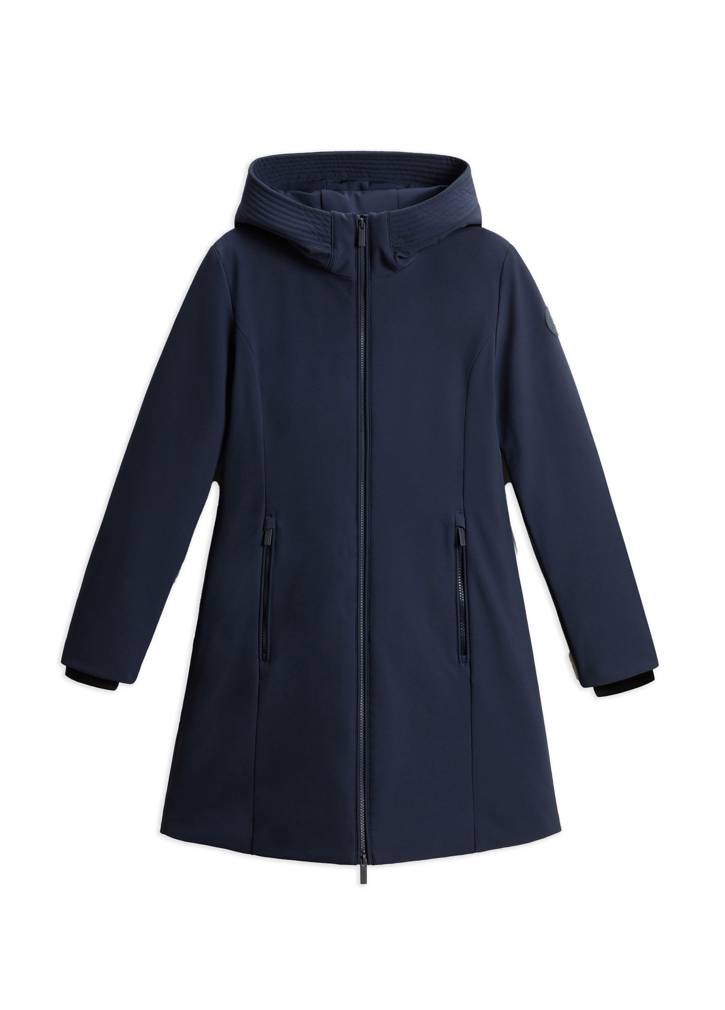 Woolrich Firth Parka In Tech Softshell Blu