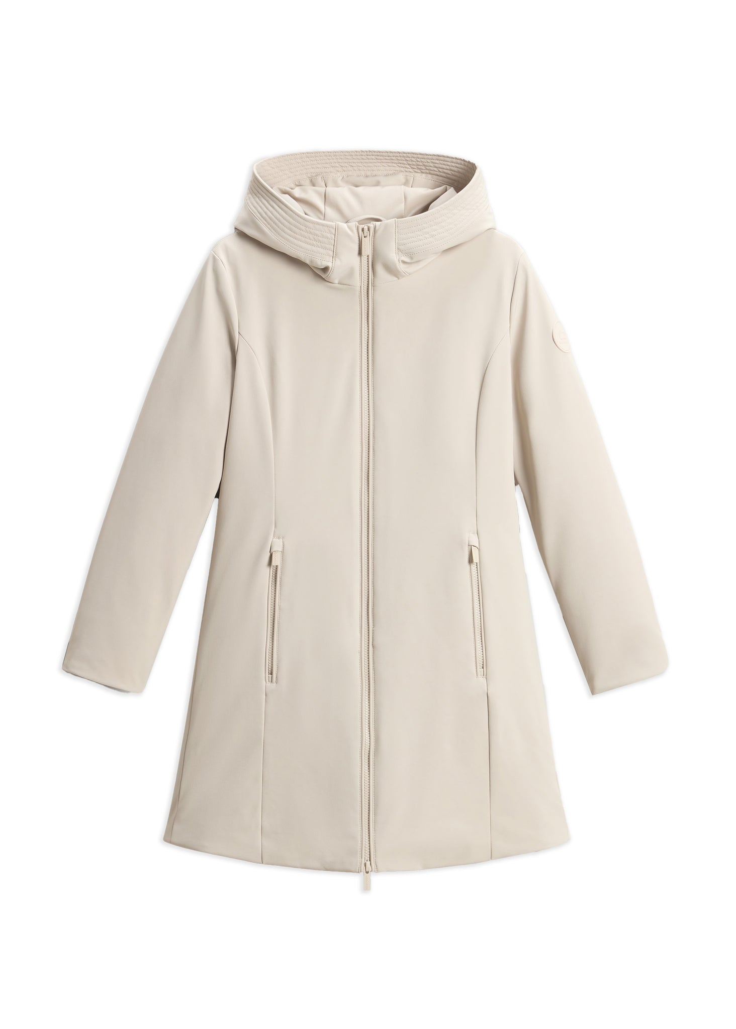 Woolrich Firth Parka In Tech Softshell Sand