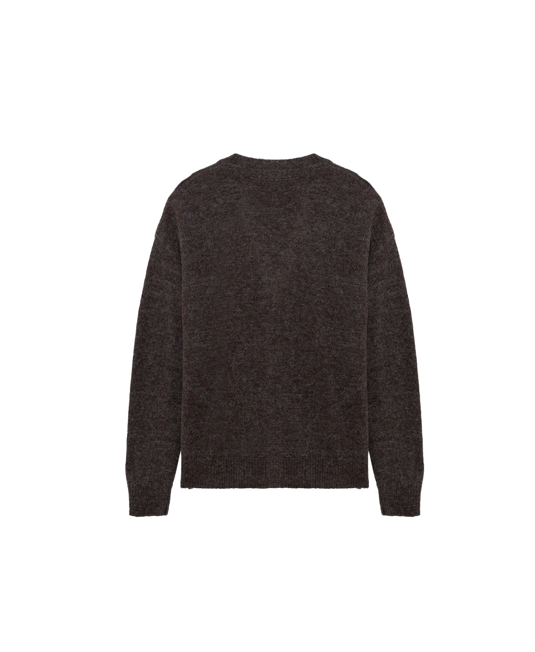 Cardigan Oversize Alpaca Marrone