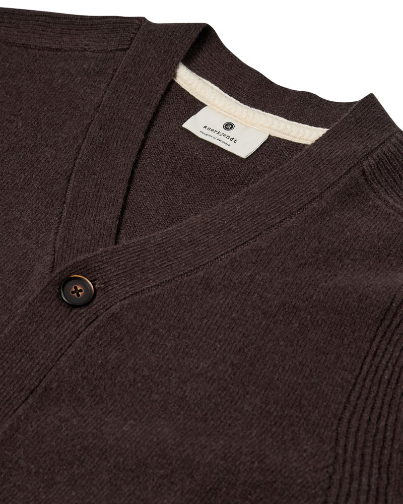 Anerkjendt Aksvend Cardigan In Lana