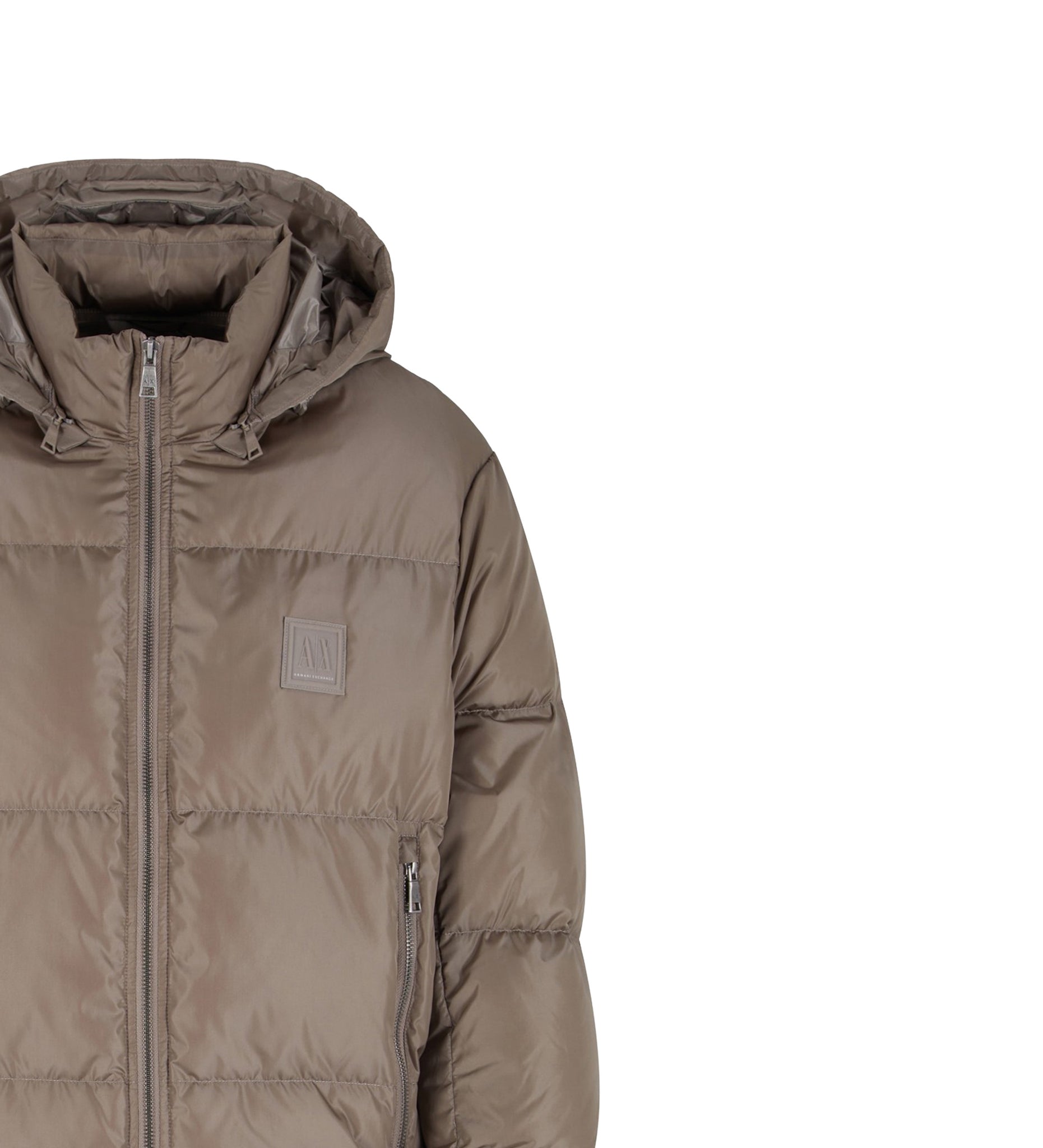 Piumino Armani X Lucido Marrone Uomo