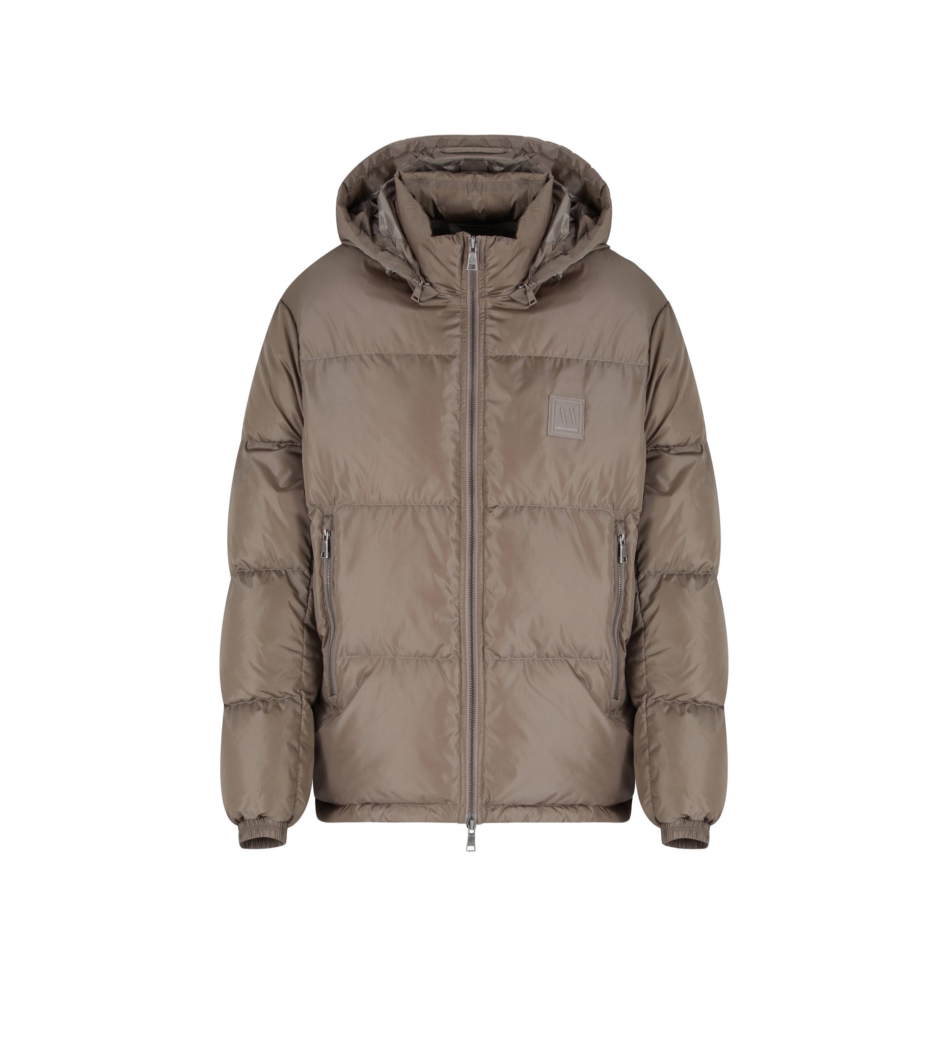 Piumino Armani X Lucido Marrone Uomo