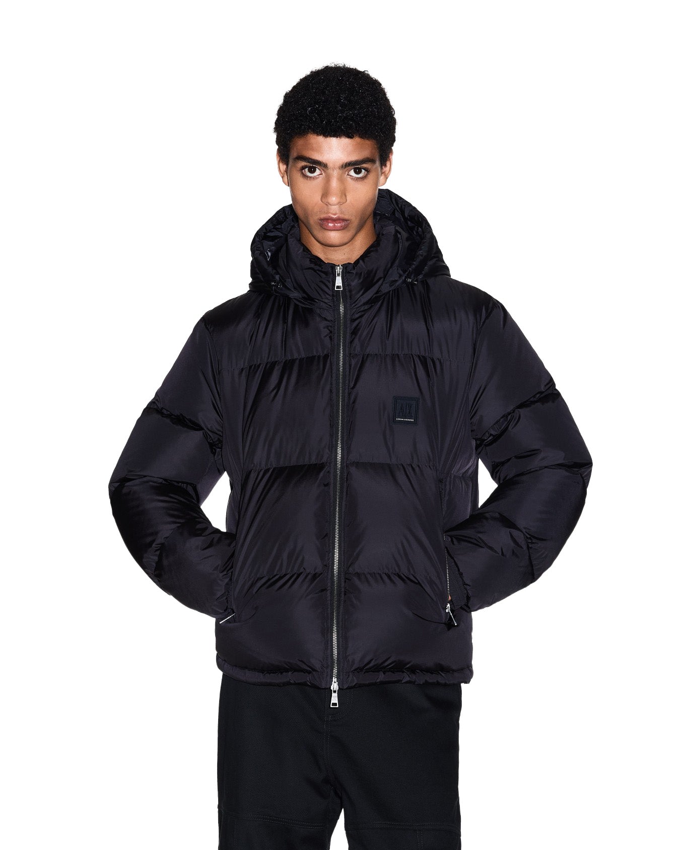 Piumino Armani X Lucido Nero Uomo