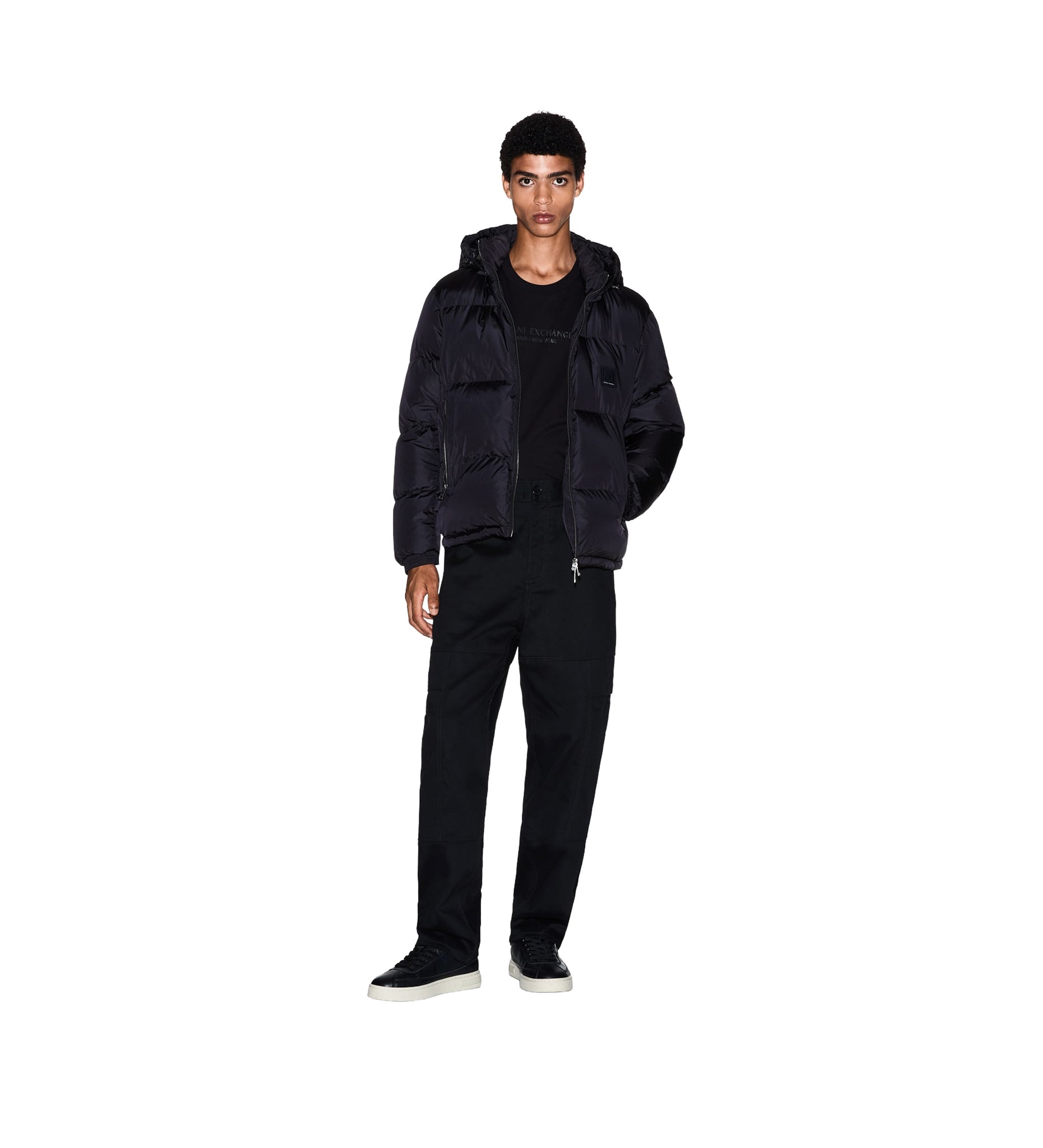 Piumino Armani X Lucido Nero Uomo