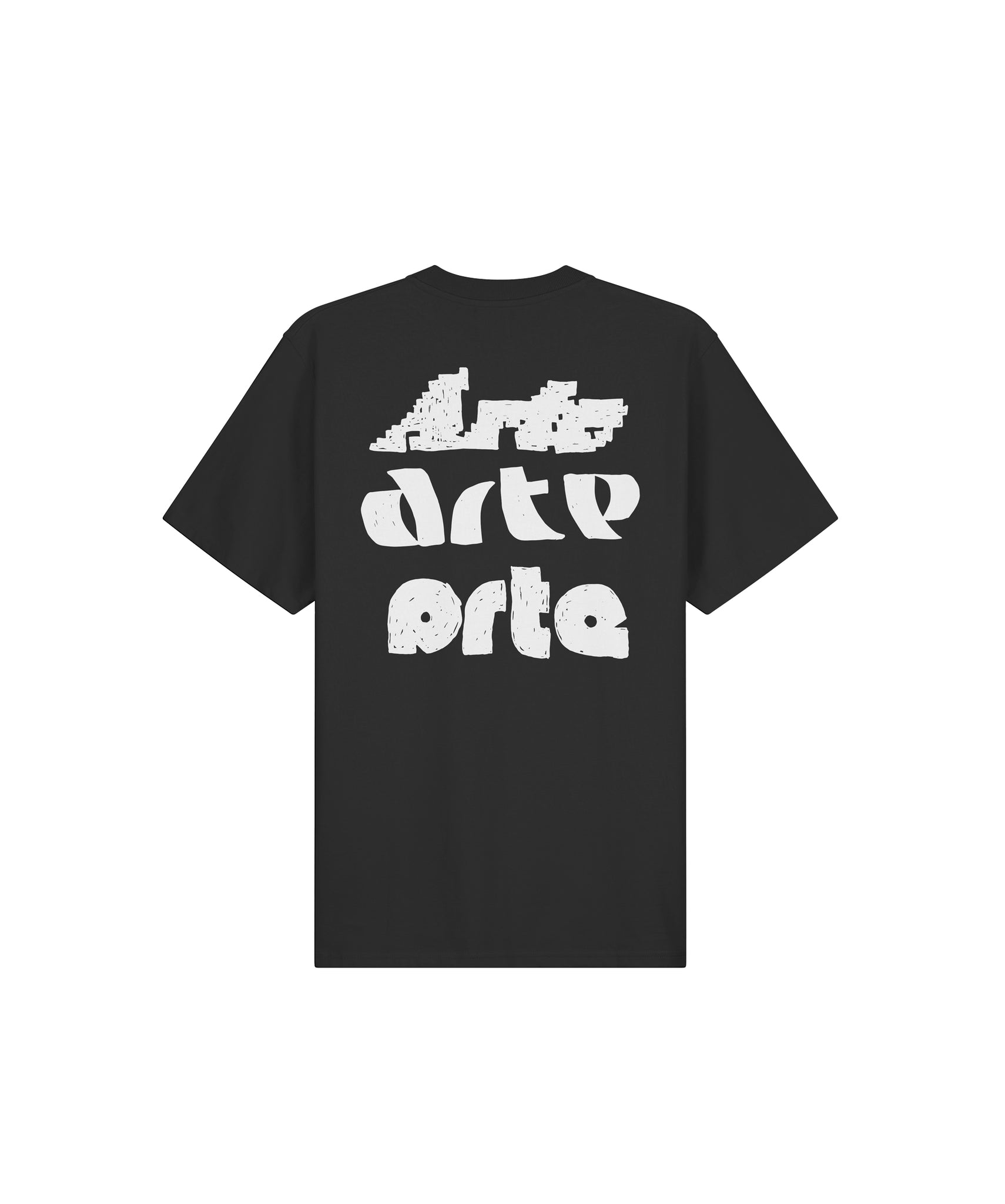 T-Shirt Arte Multi Arte Print Nero