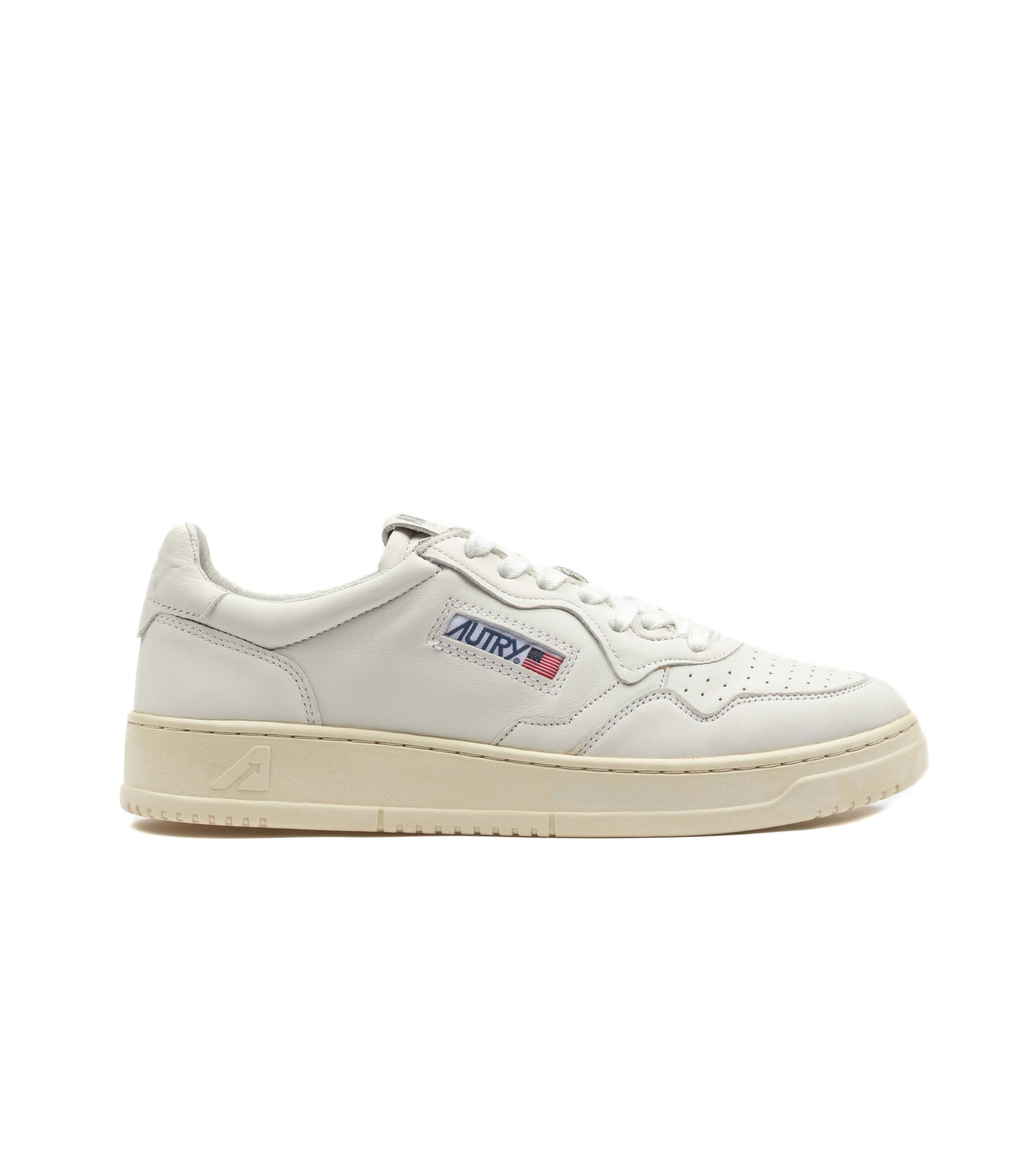 Autry Medalist Low Capra Goat White