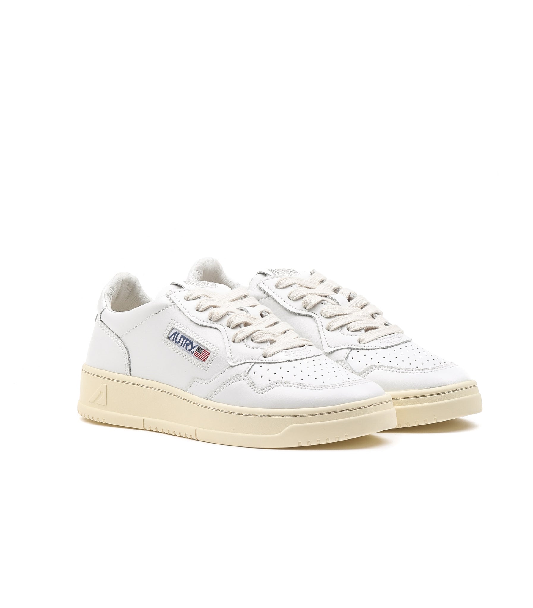 Autry Medalist Low Leat White Donna