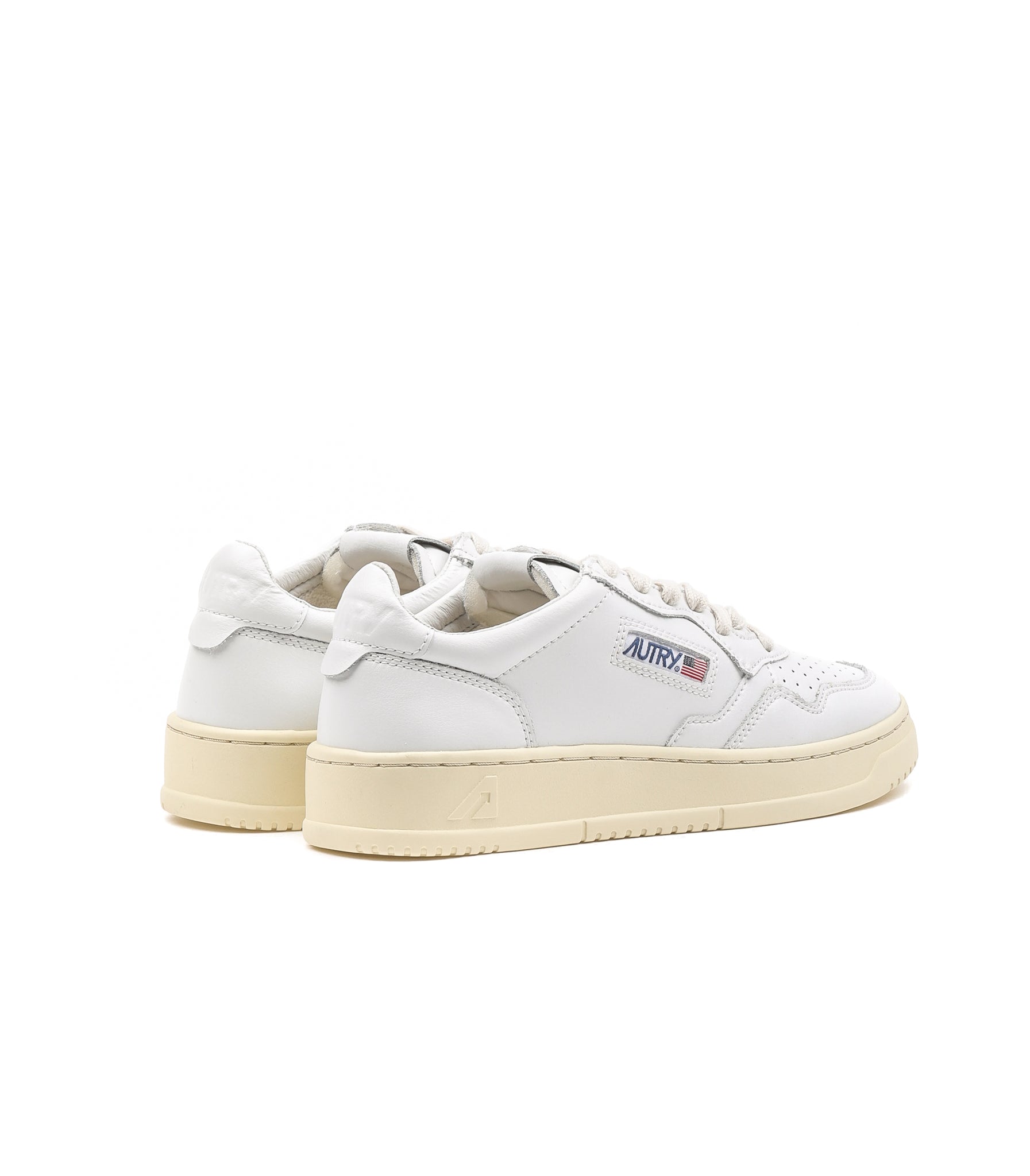 Autry Medalist Low Leat White Donna