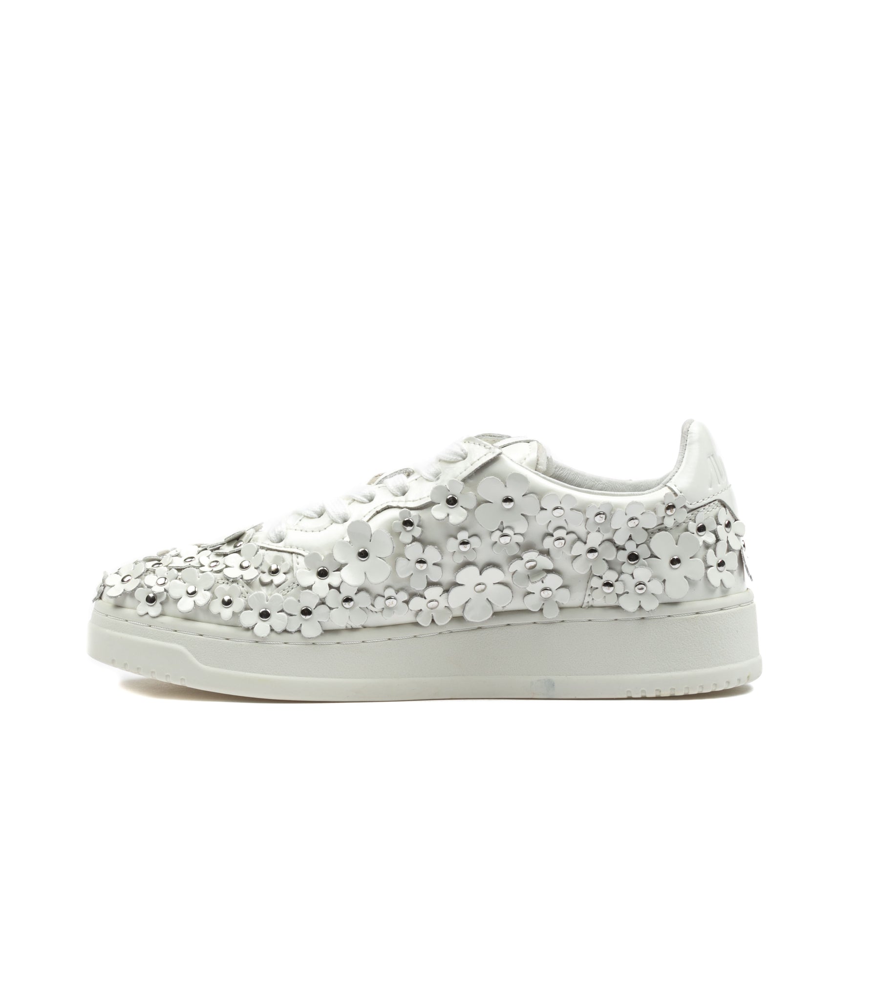 Autry Blooming Medalist Bianco Patent/Flower White