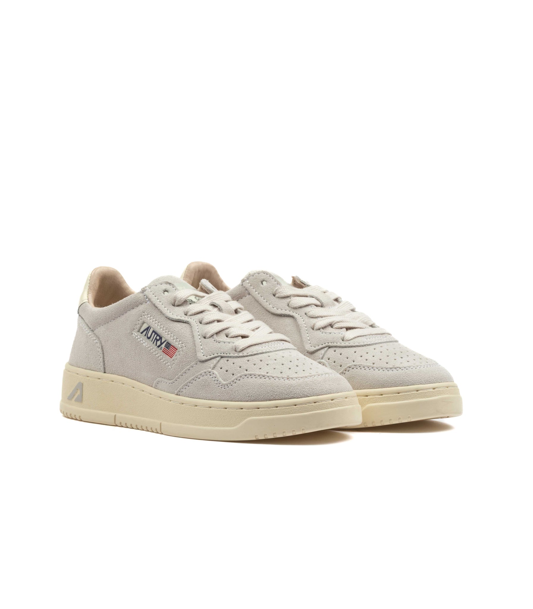 Autry Medalist Low Suede Marmo Donna