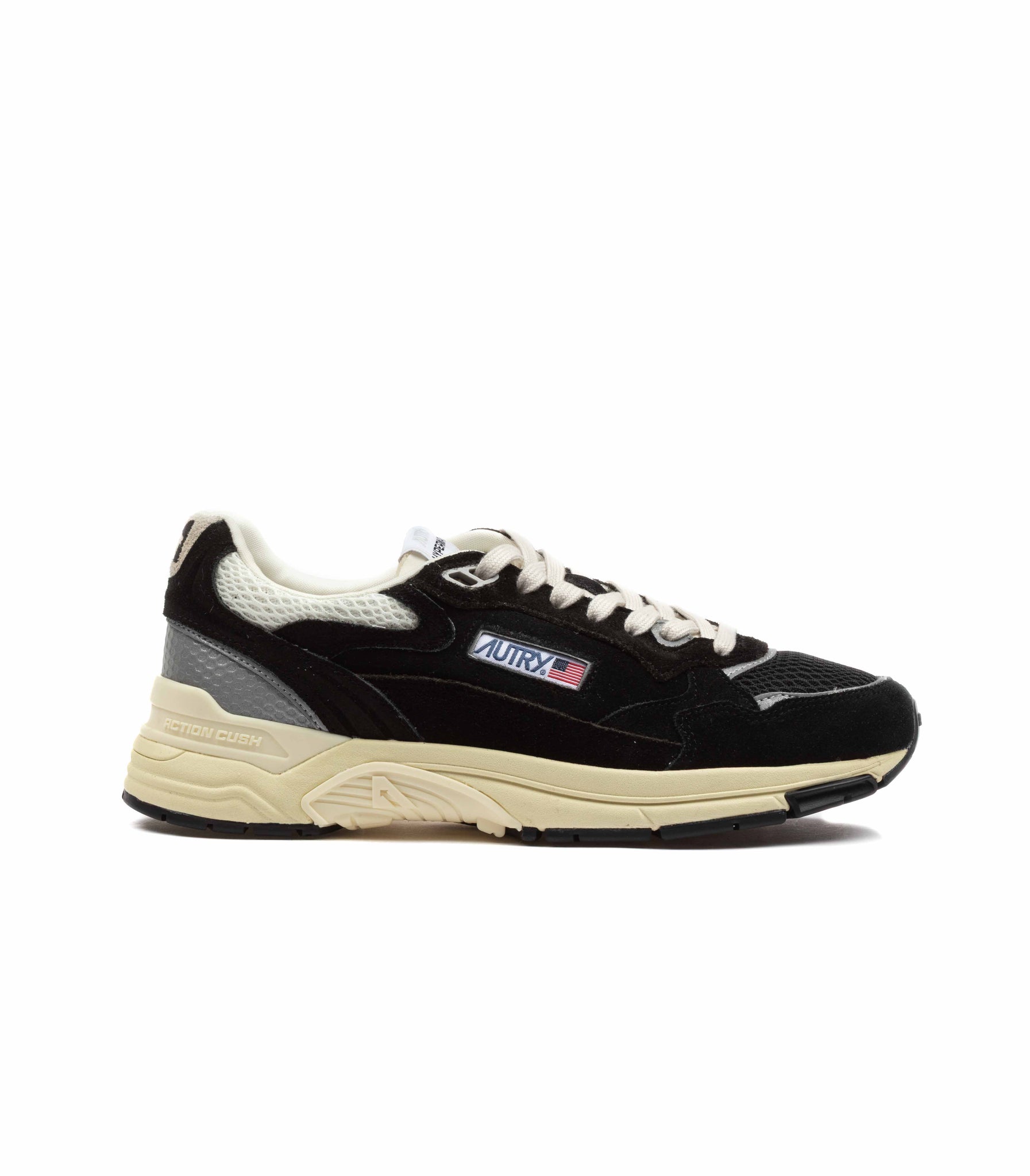 Autry Hyperway Low Man Suede Mesh Nero