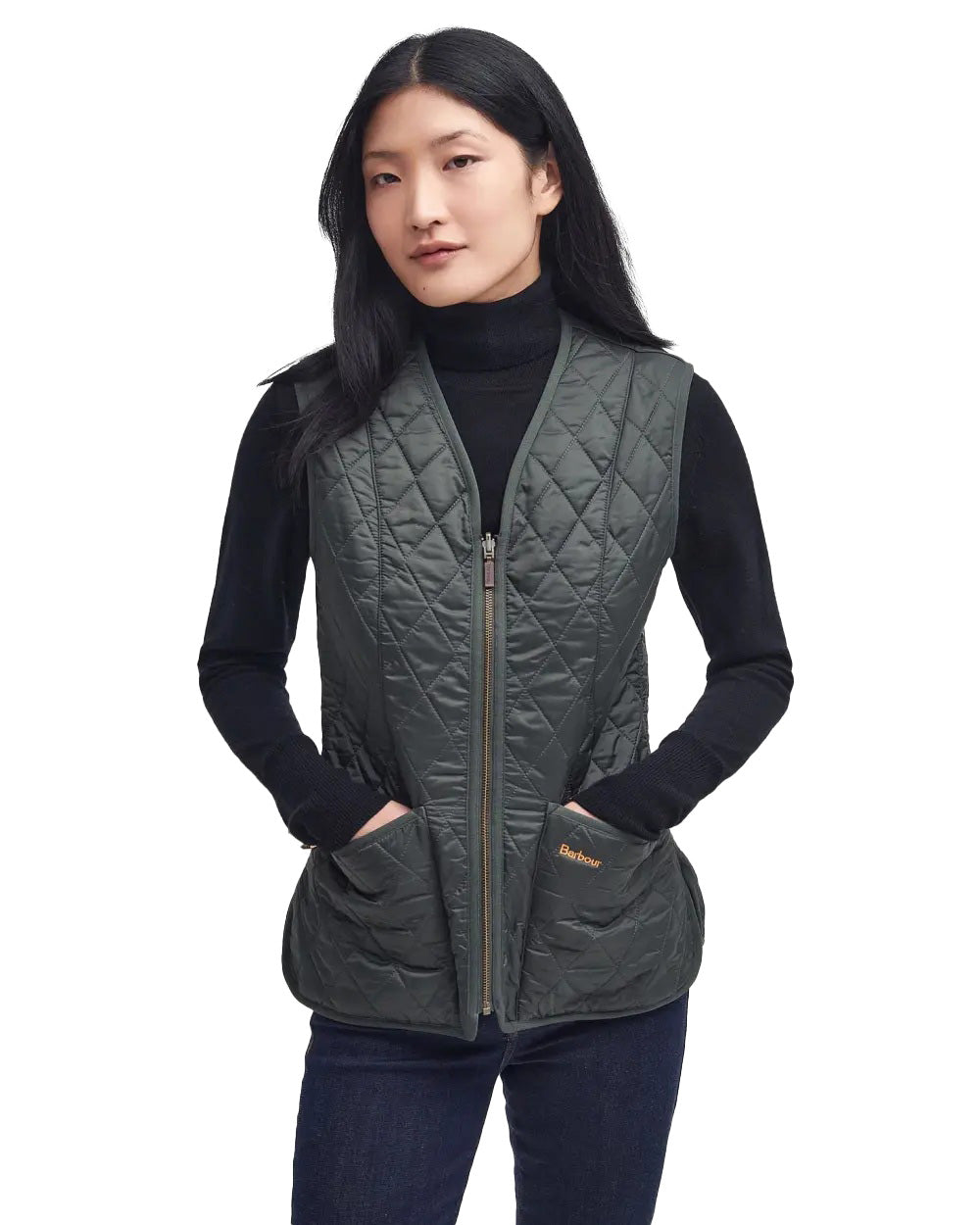 Gilet Barbour Fleece Betty Liner Verde Oliva Donna