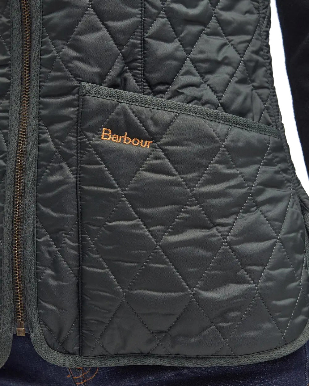Gilet Barbour Fleece Betty Liner Verde Oliva Donna