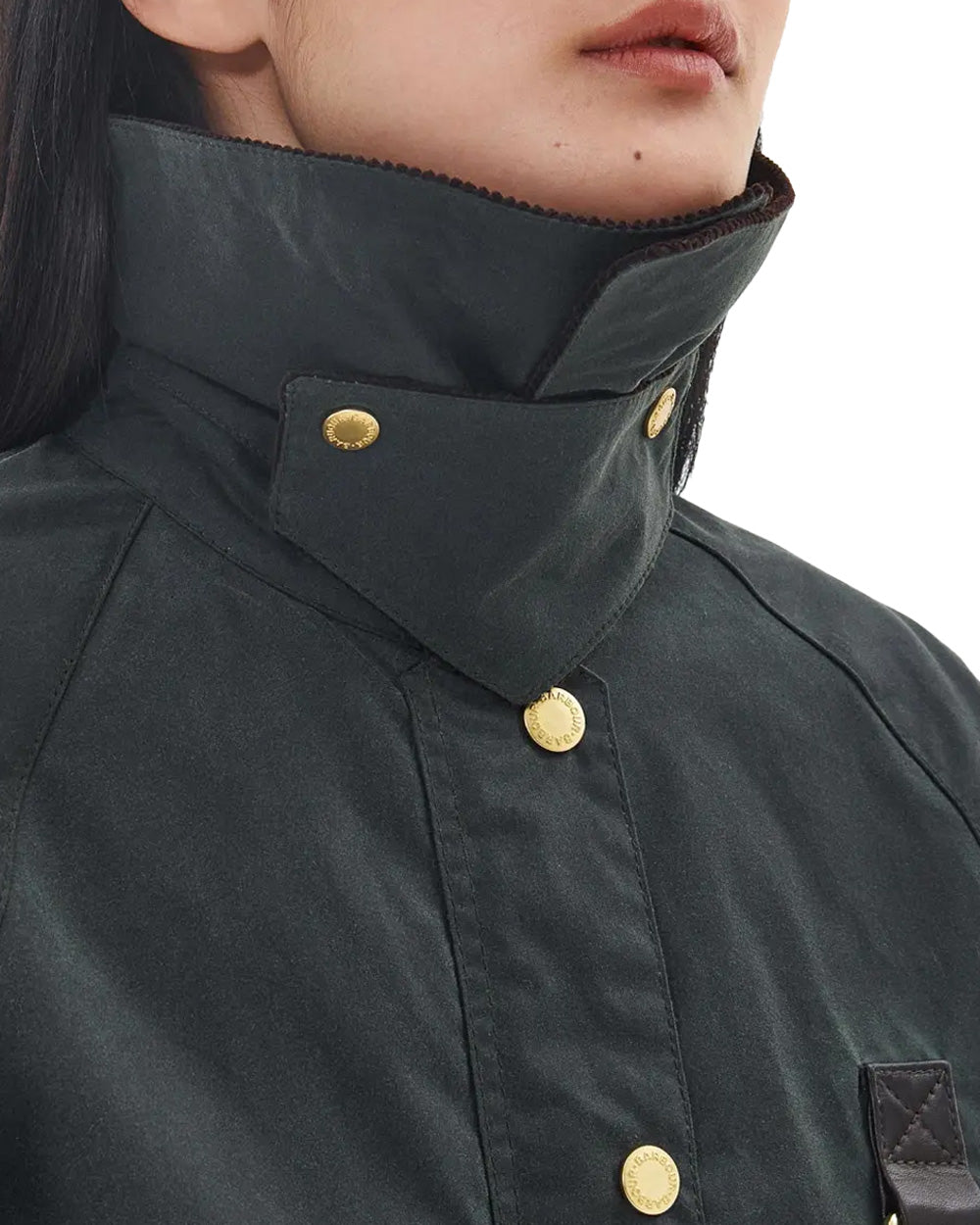 Barbour Catton Wax Cot Outw Sage Ancient Donna