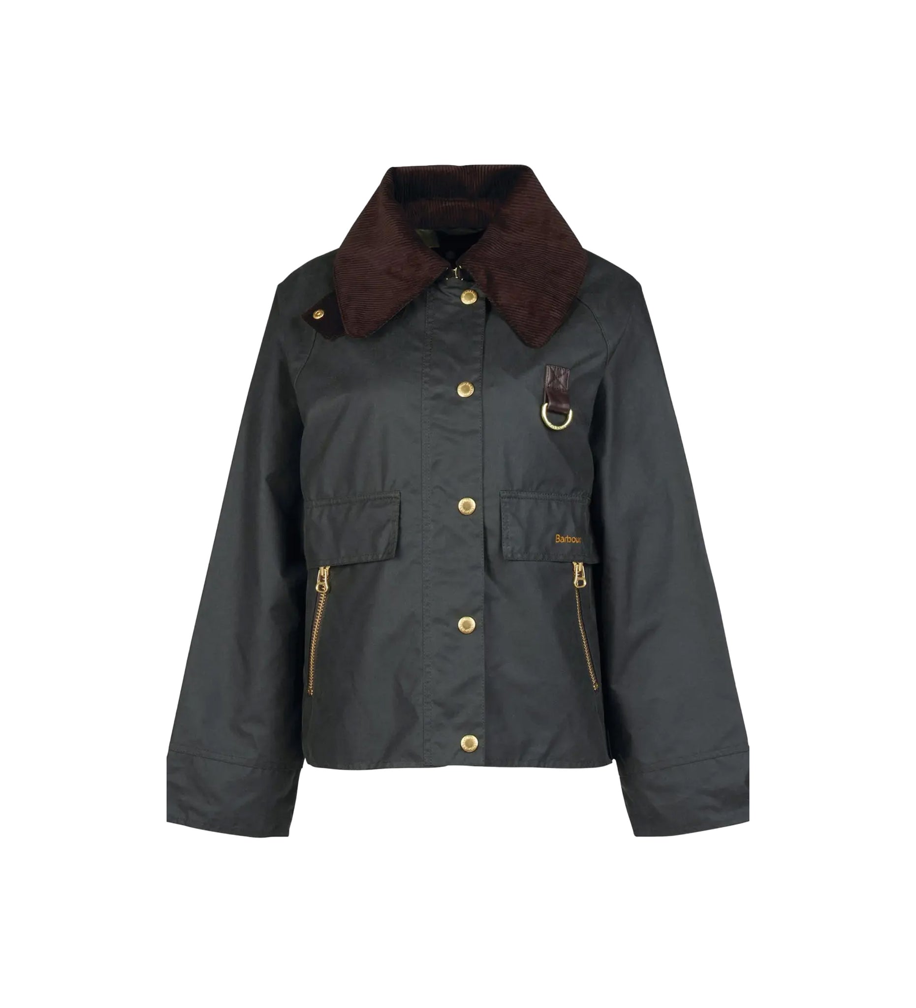 Barbour Catton Wax Cot Outw Sage Ancient Donna