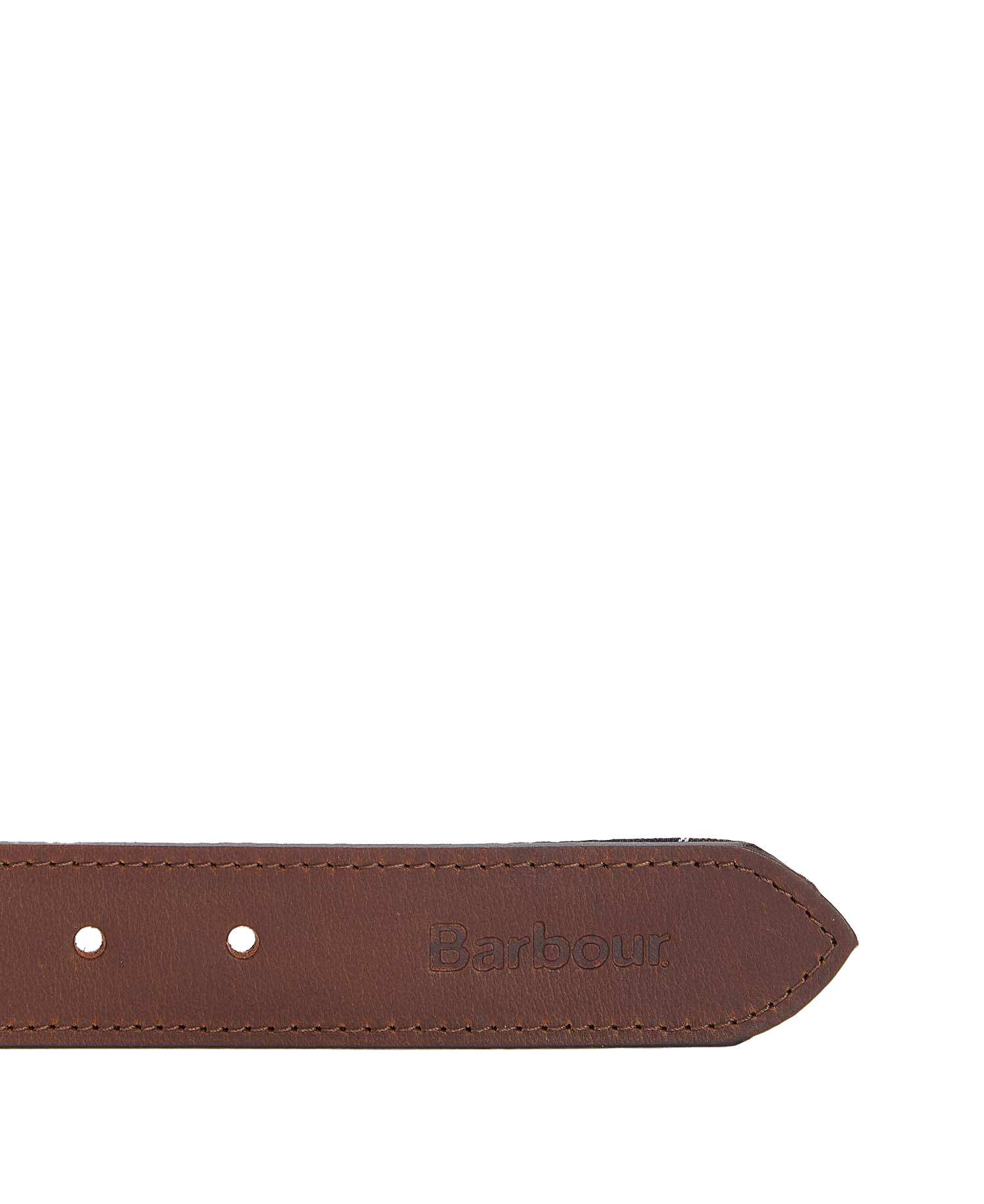 Barbour Reversible Tartan Leather Belt