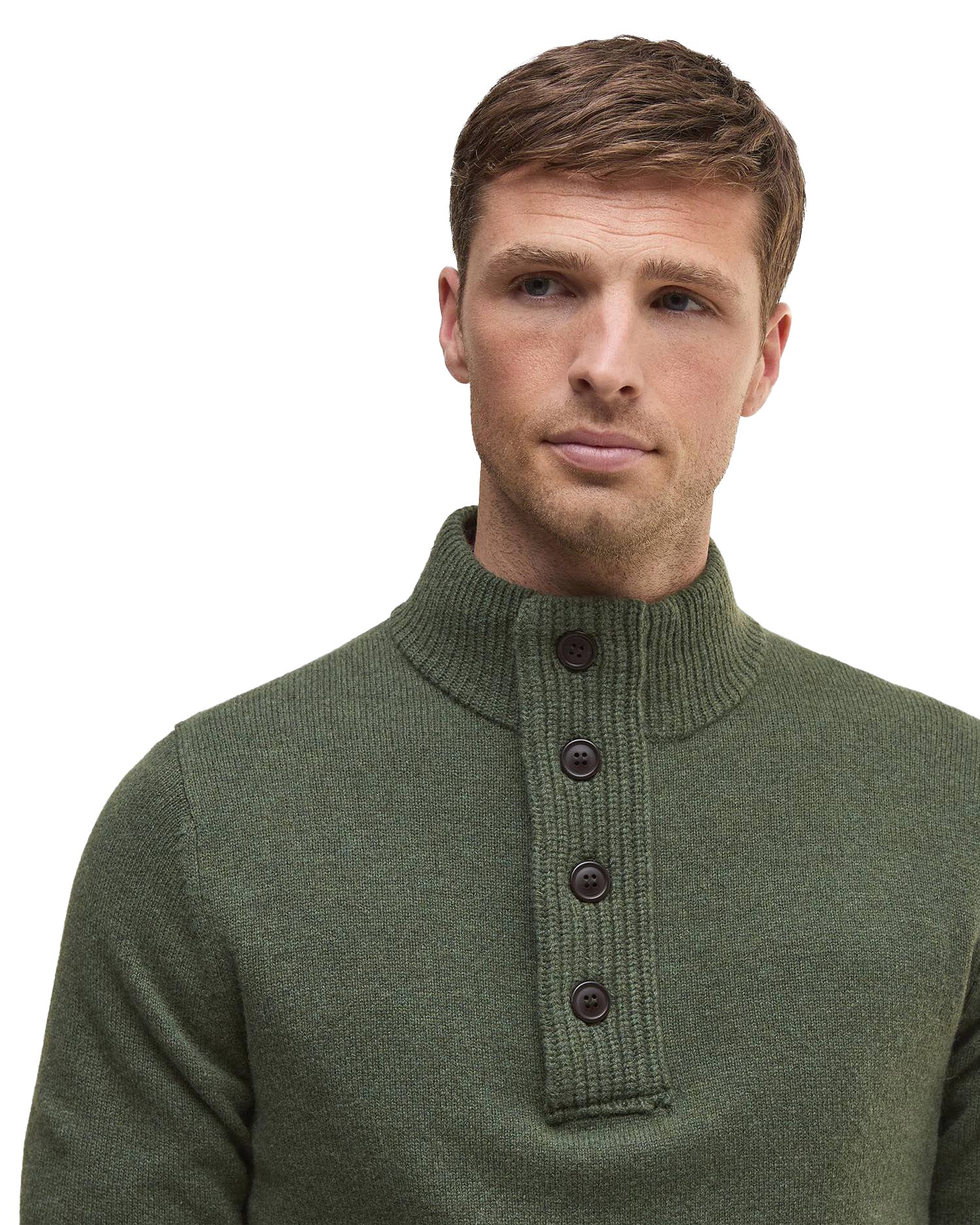 Barbour Maglia Essential Patch Half Zip Uomo