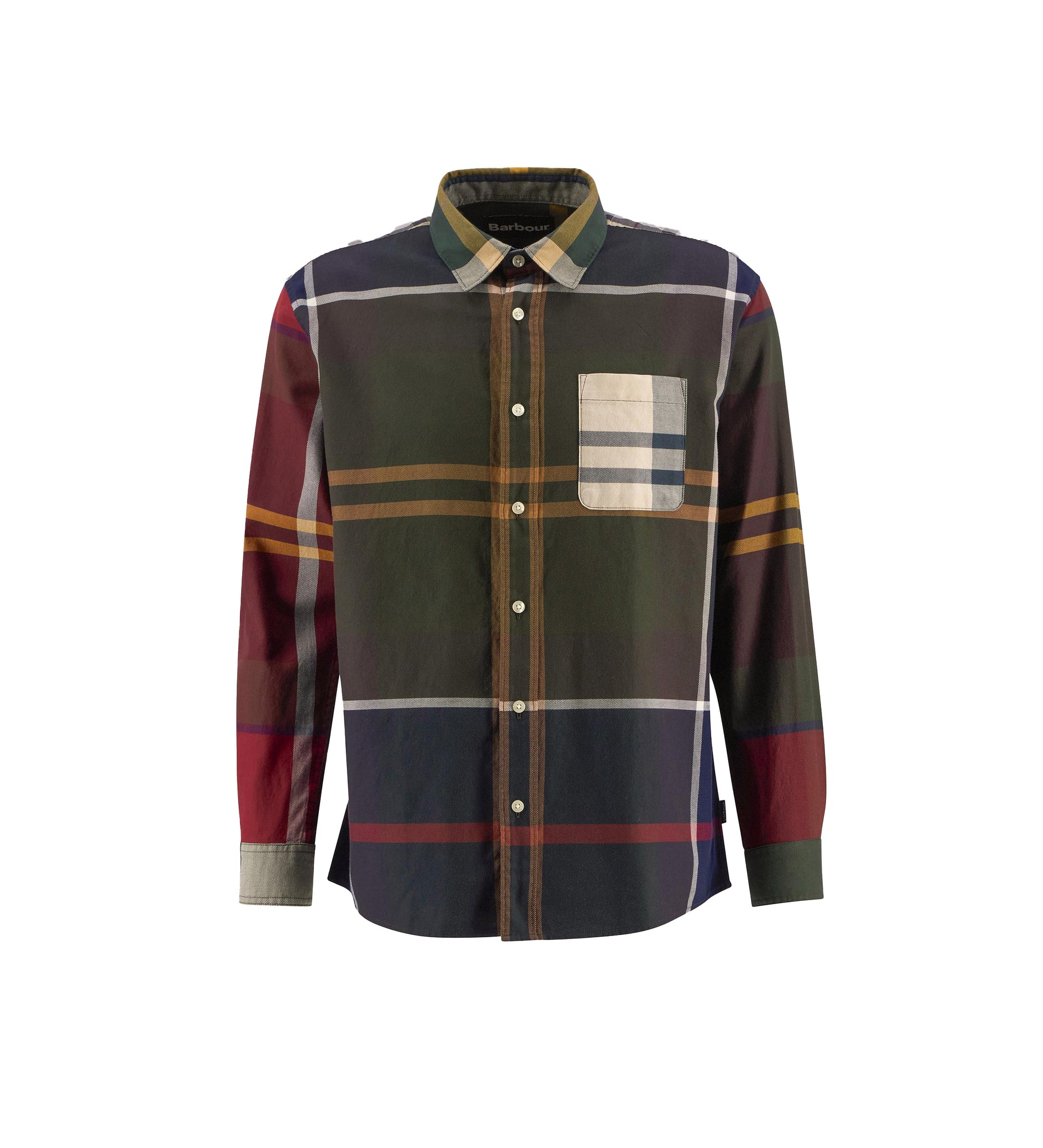 Barbour Patchwork Os Tartan Shirt Tartan Mix