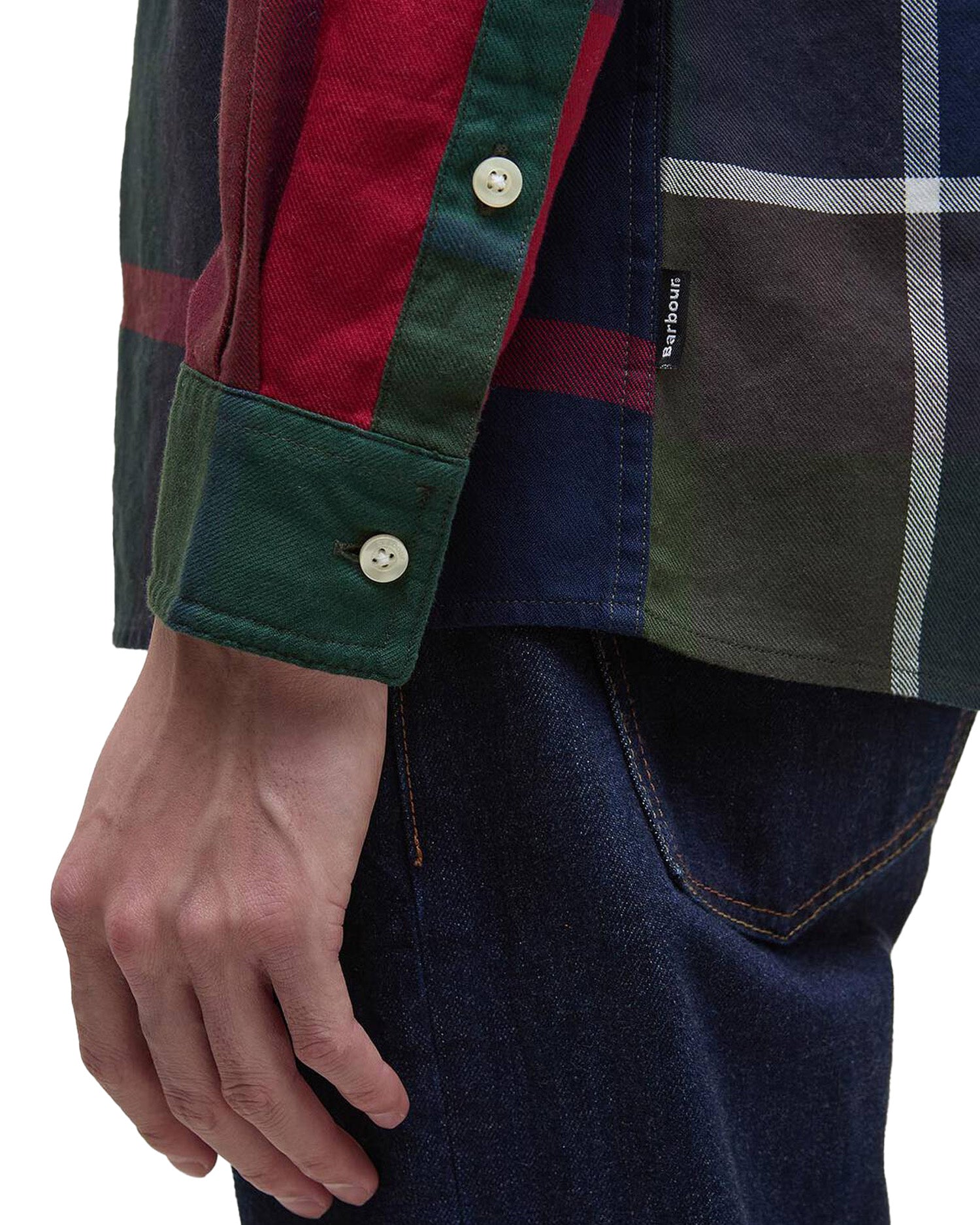 Barbour Patchwork Os Tartan Shirt Tartan Mix