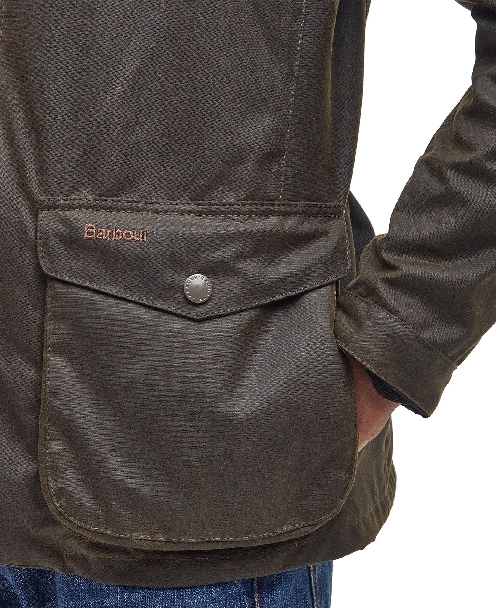 Barbour Ogston Wax Jacket Verde Oliva