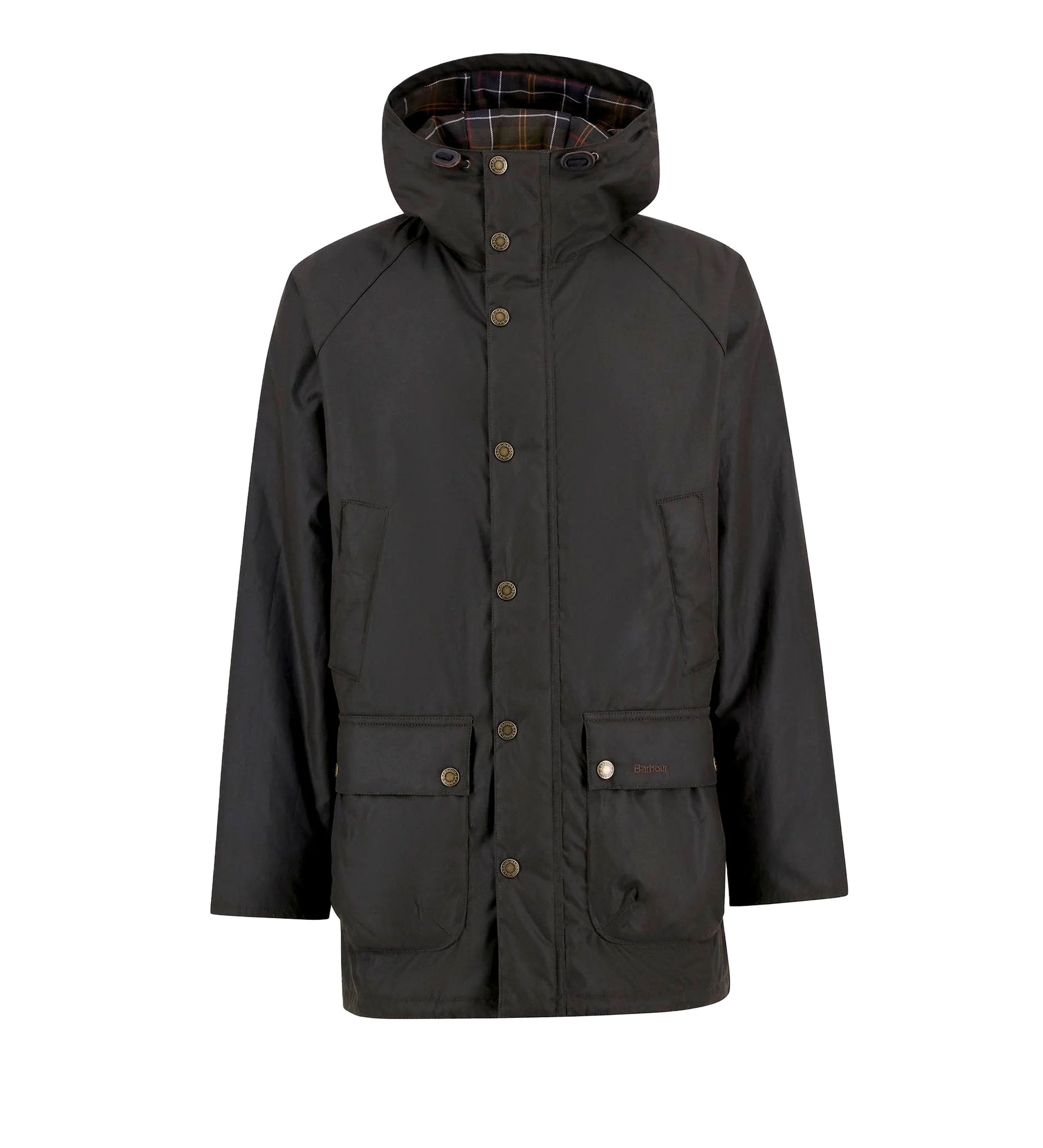 Barbour Bedale Wax Parka Verde Oliva Uomo