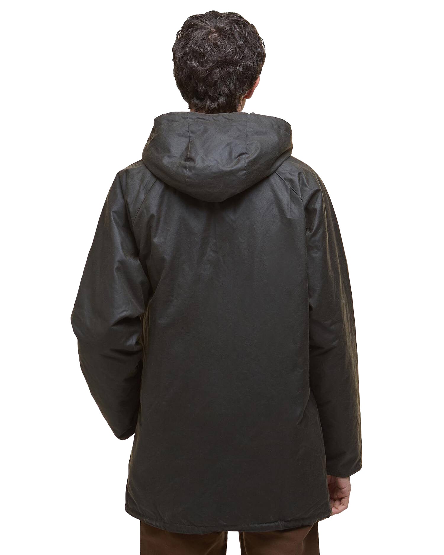 Barbour Bedale Wax Parka Verde Oliva Uomo