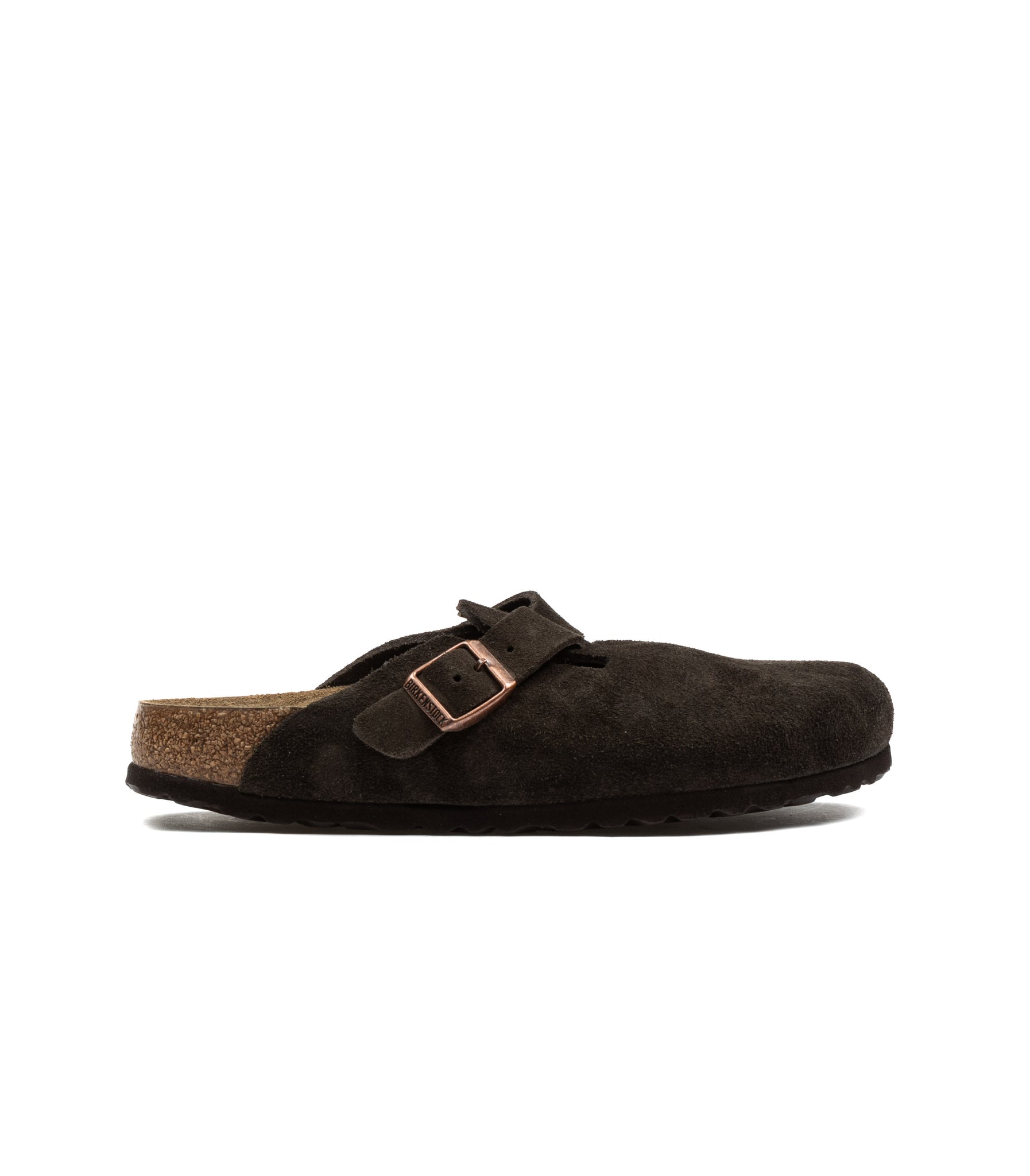 Birkenstock Boston Boston Sfb Mocca Suede Leather
