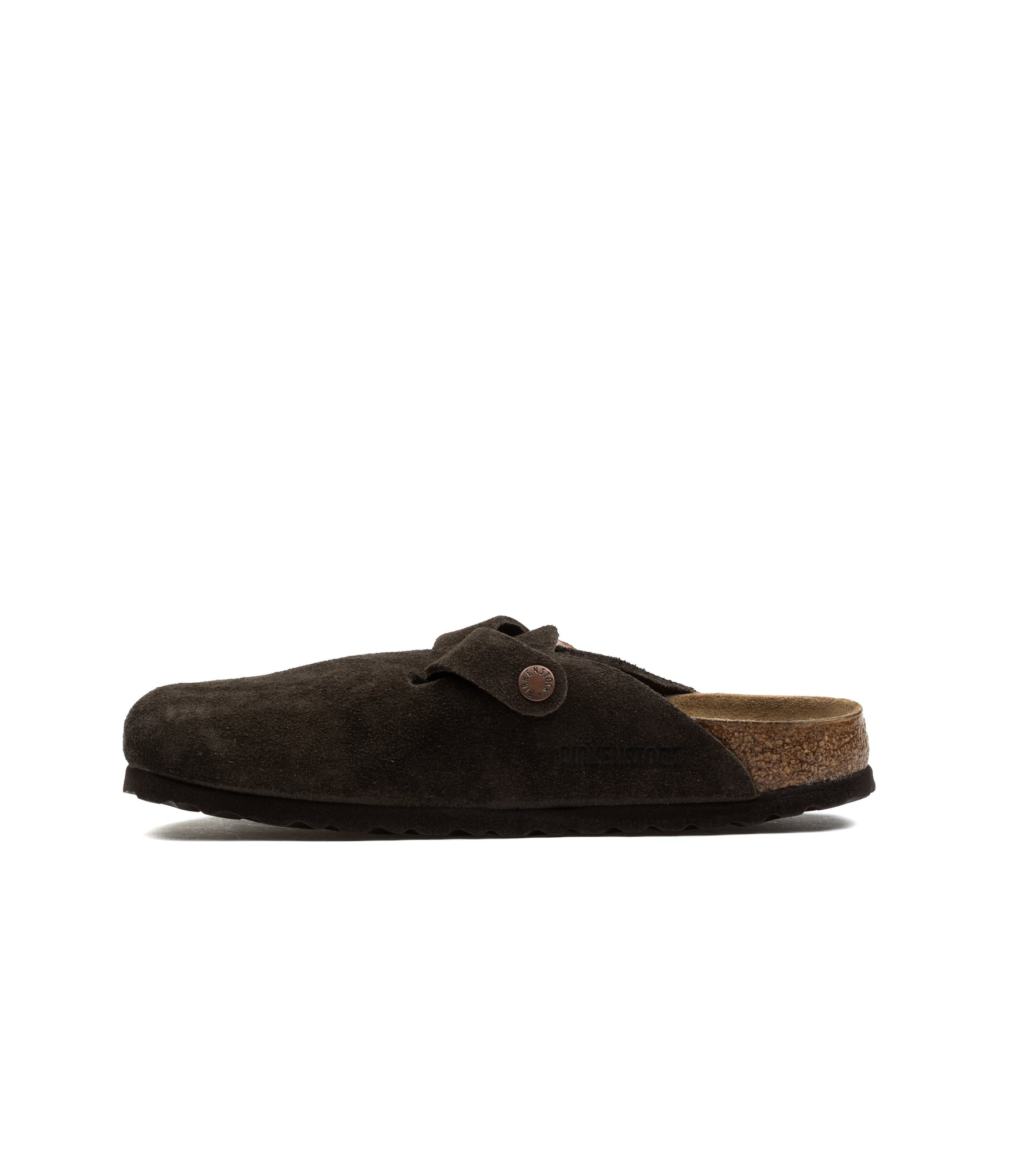 Birkenstock Boston Boston Sfb Mocca Suede Leather