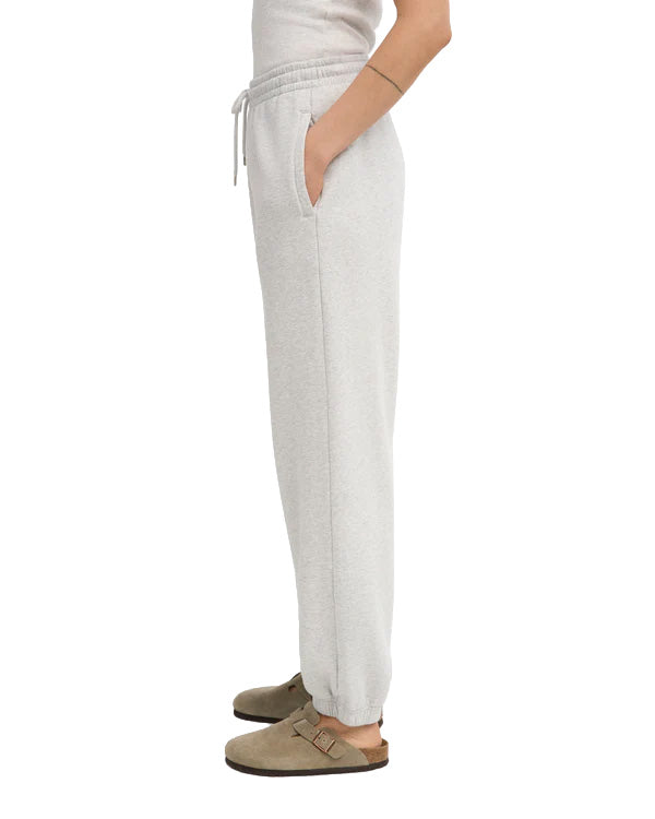 Colorful Standard Pantalone Cotone Organico Con Elastico 2.0 Snow Melange