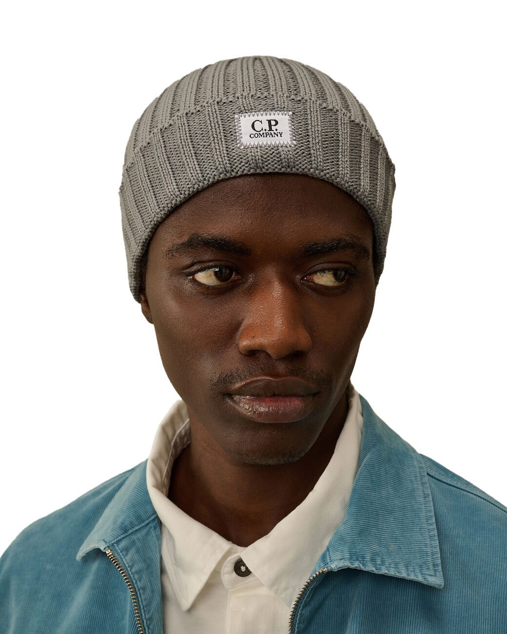 C.P. Company Extrafine Merino Wool Logo Beanie