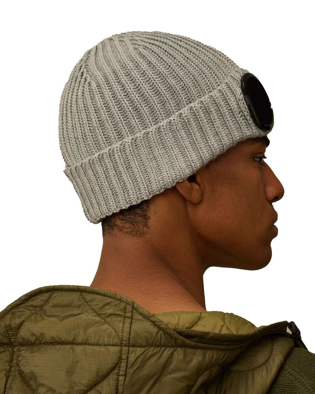 C.P. Company Extrafine Merino Wool Goggle Beanie