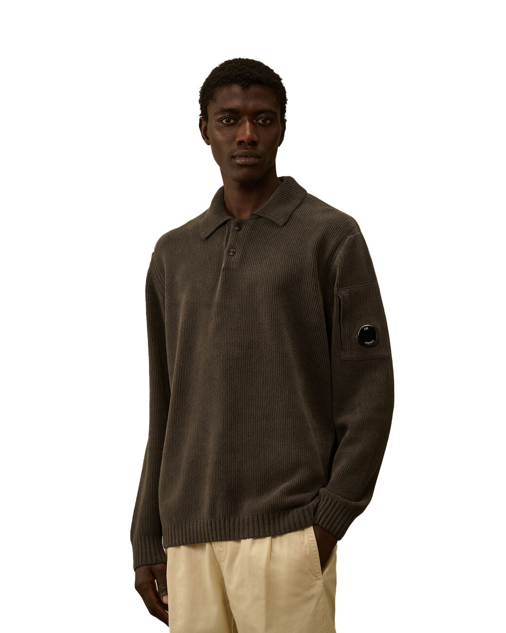 C.P. Company Maglia Polo In Cotone Ciniglia