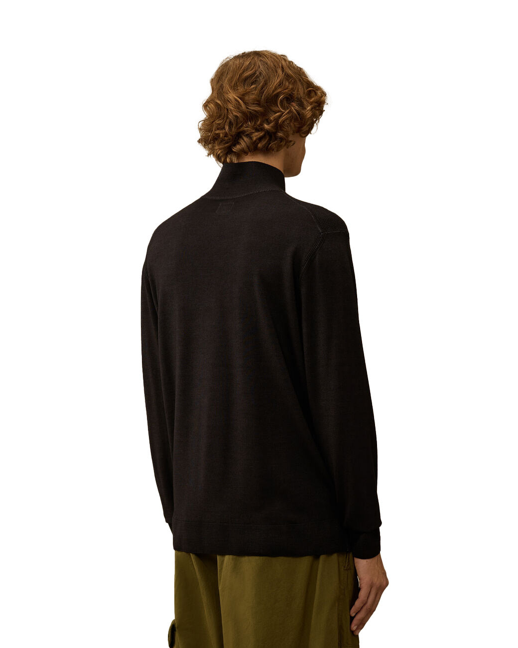 C.P. Company Merino Wool Half Zip Sweater